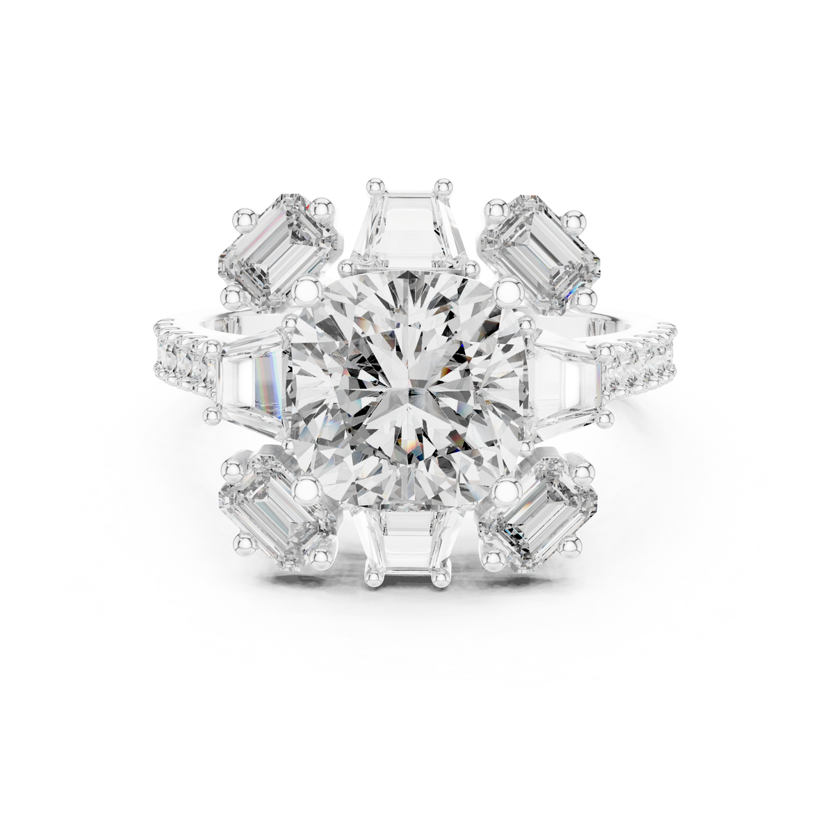 Victoria Starburst Diamond Ring
