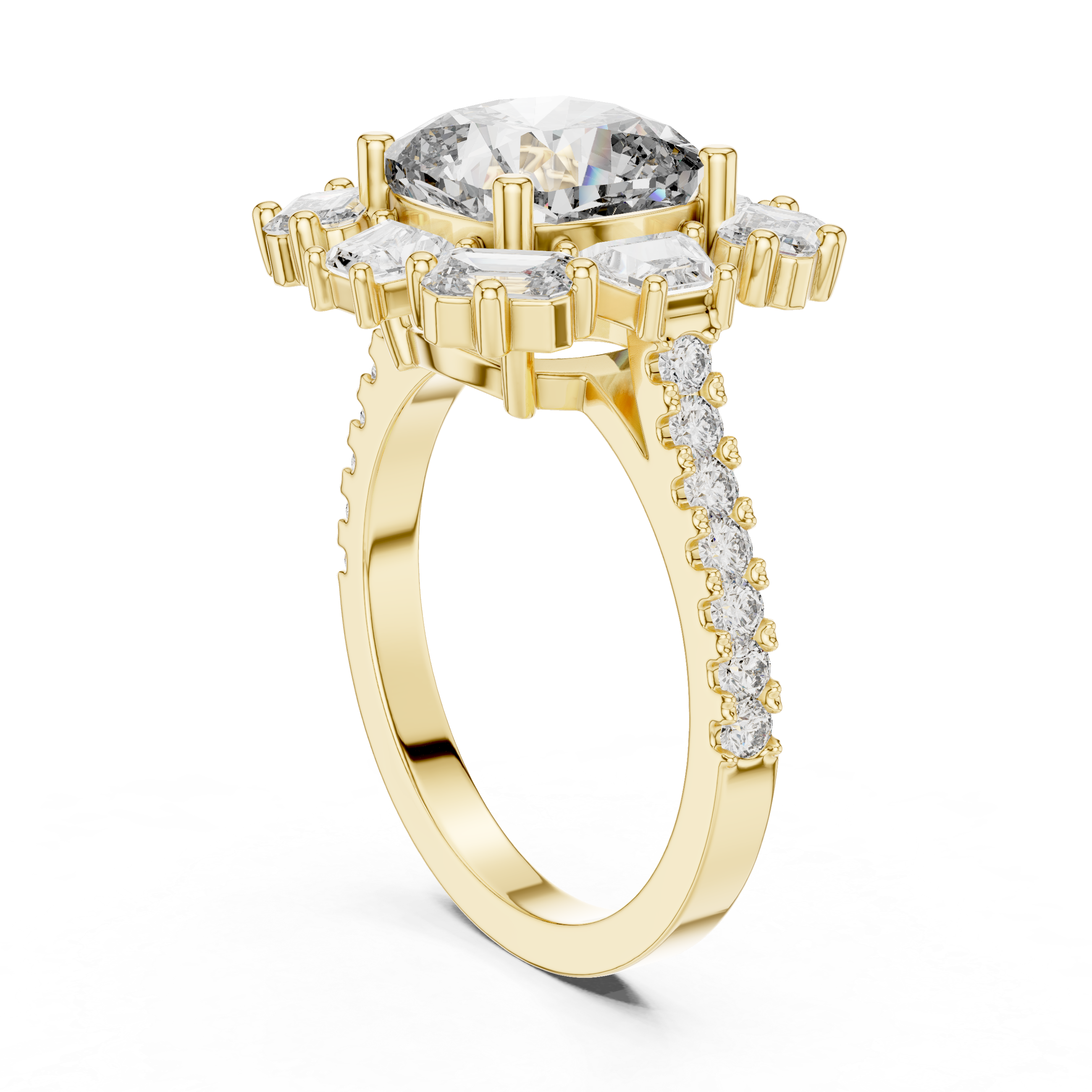 Victoria Starburst Diamond Ring