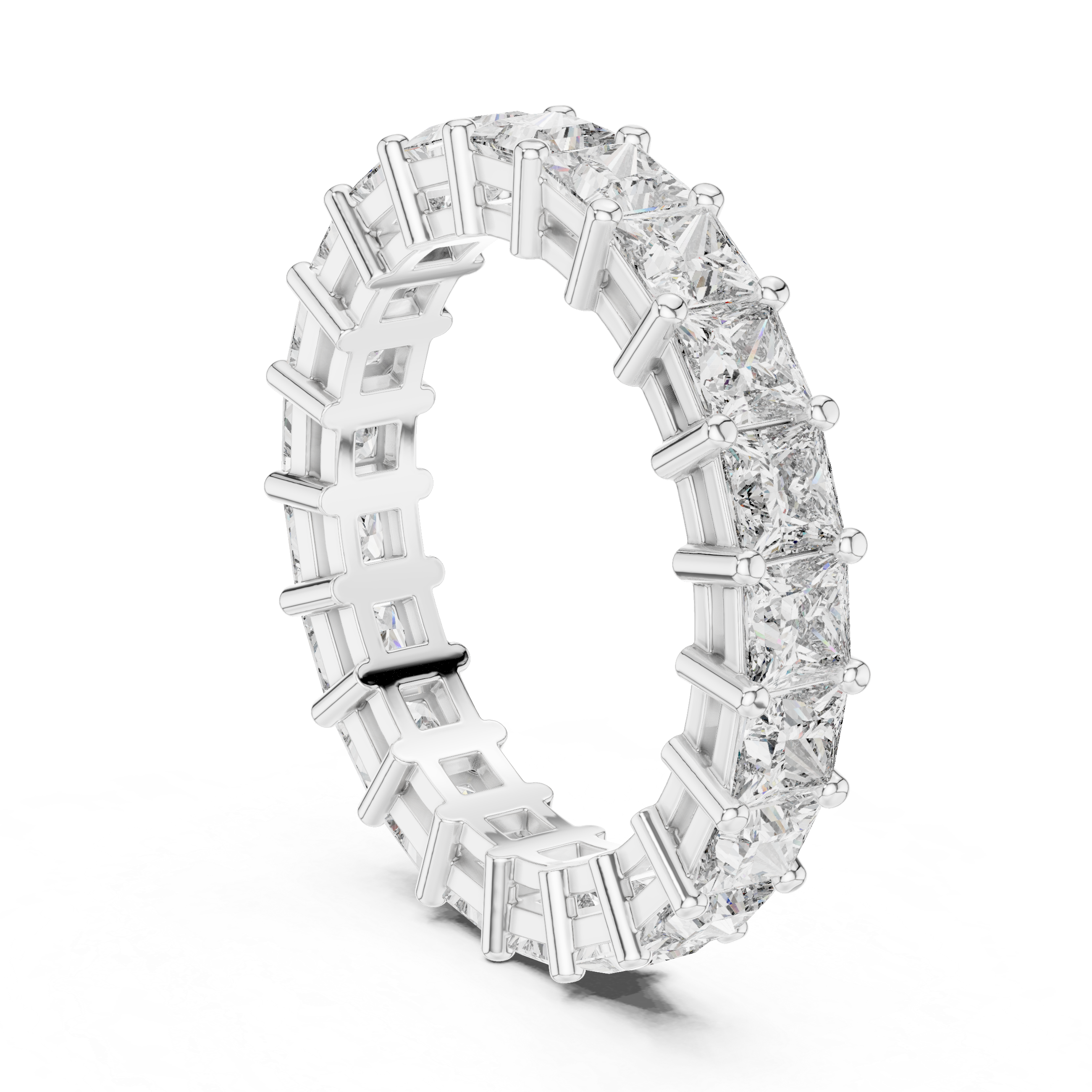 Princess Cut Eternity Ring