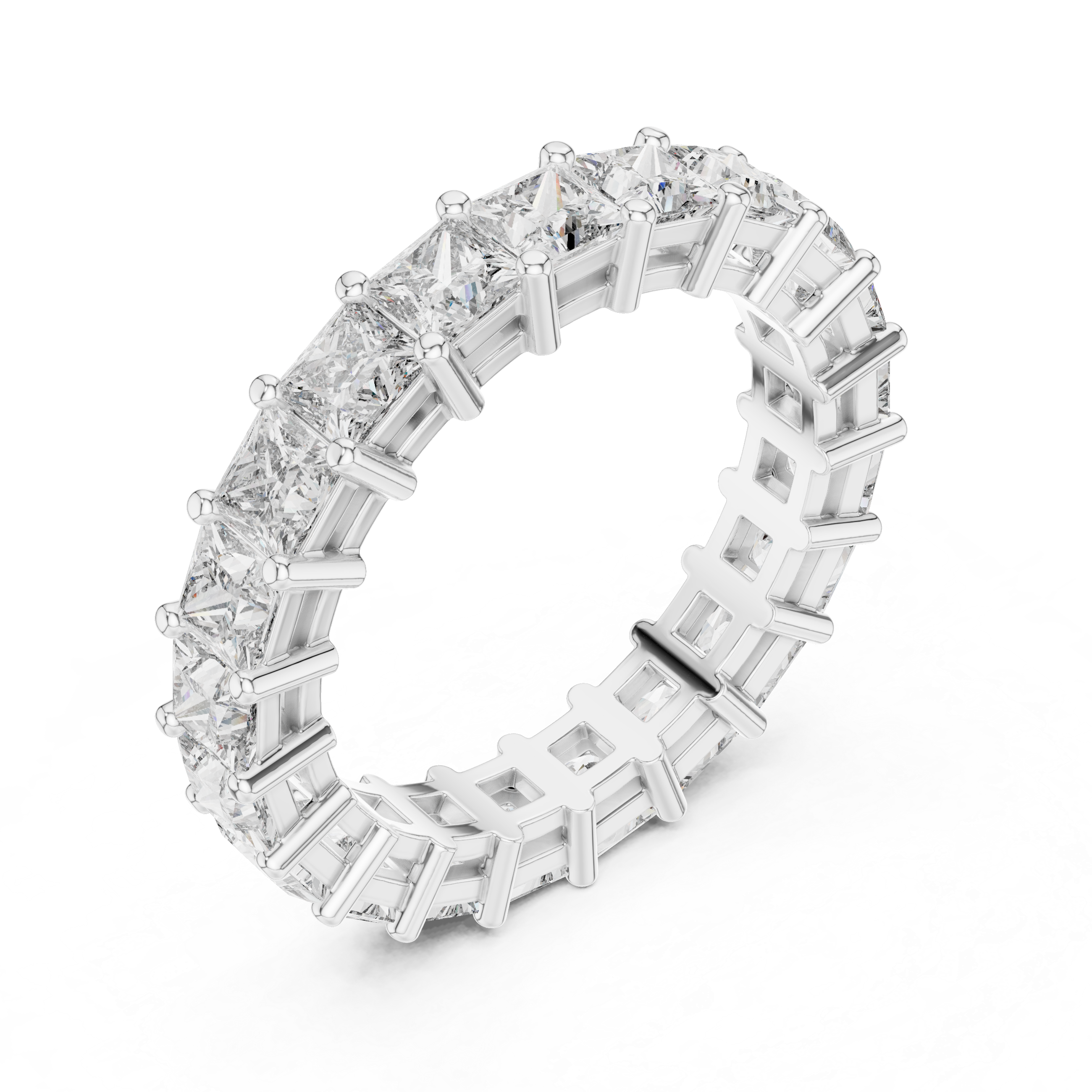 Princess Cut Eternity Ring