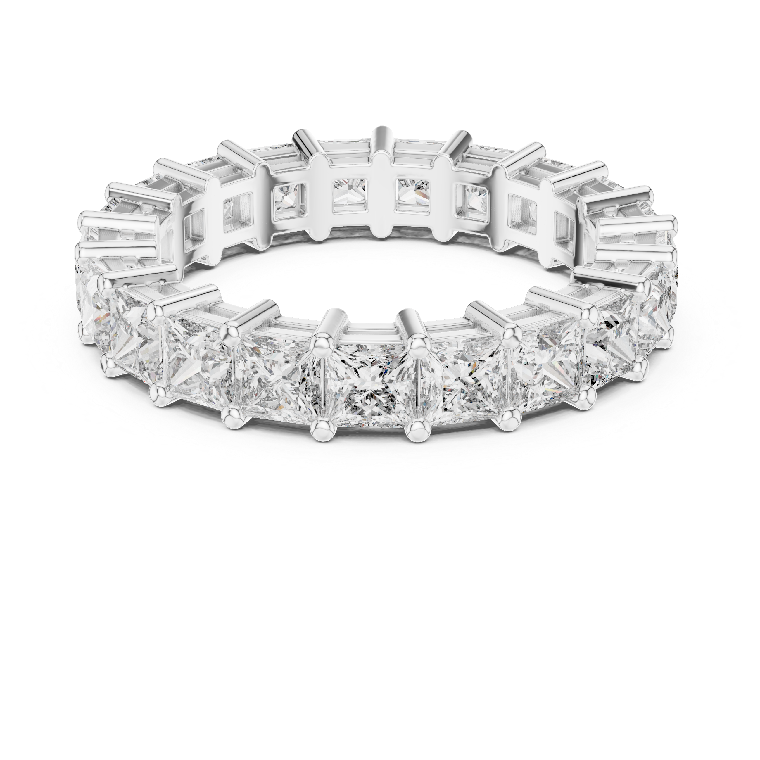 Princess Cut Eternity Ring