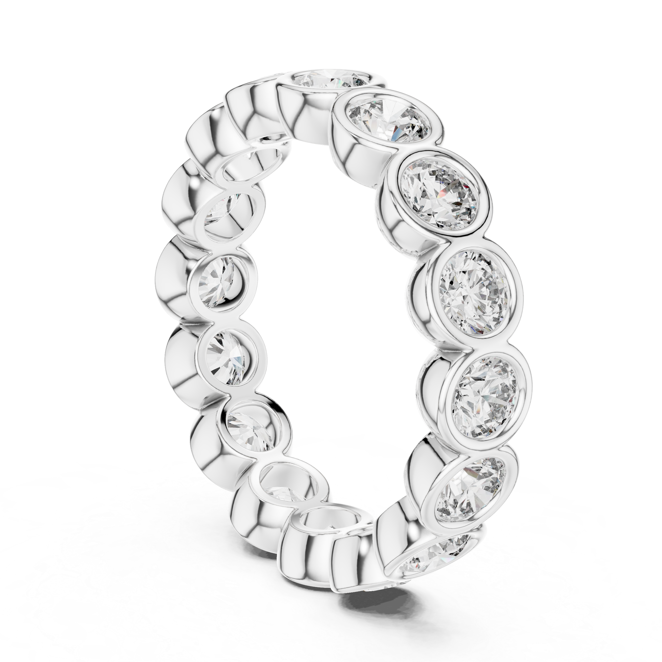 Round Cut Eternity Ring