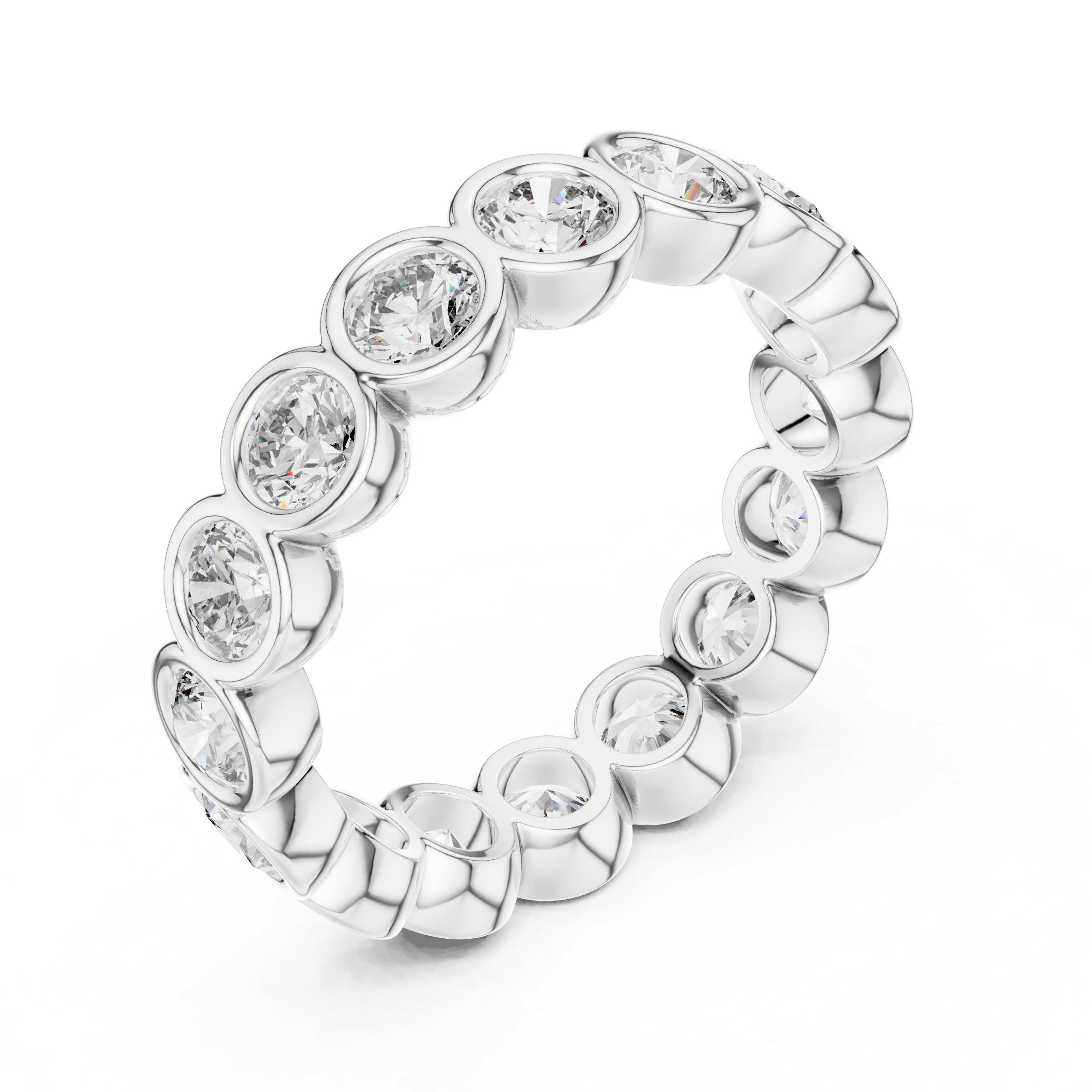 Round Cut Eternity Ring