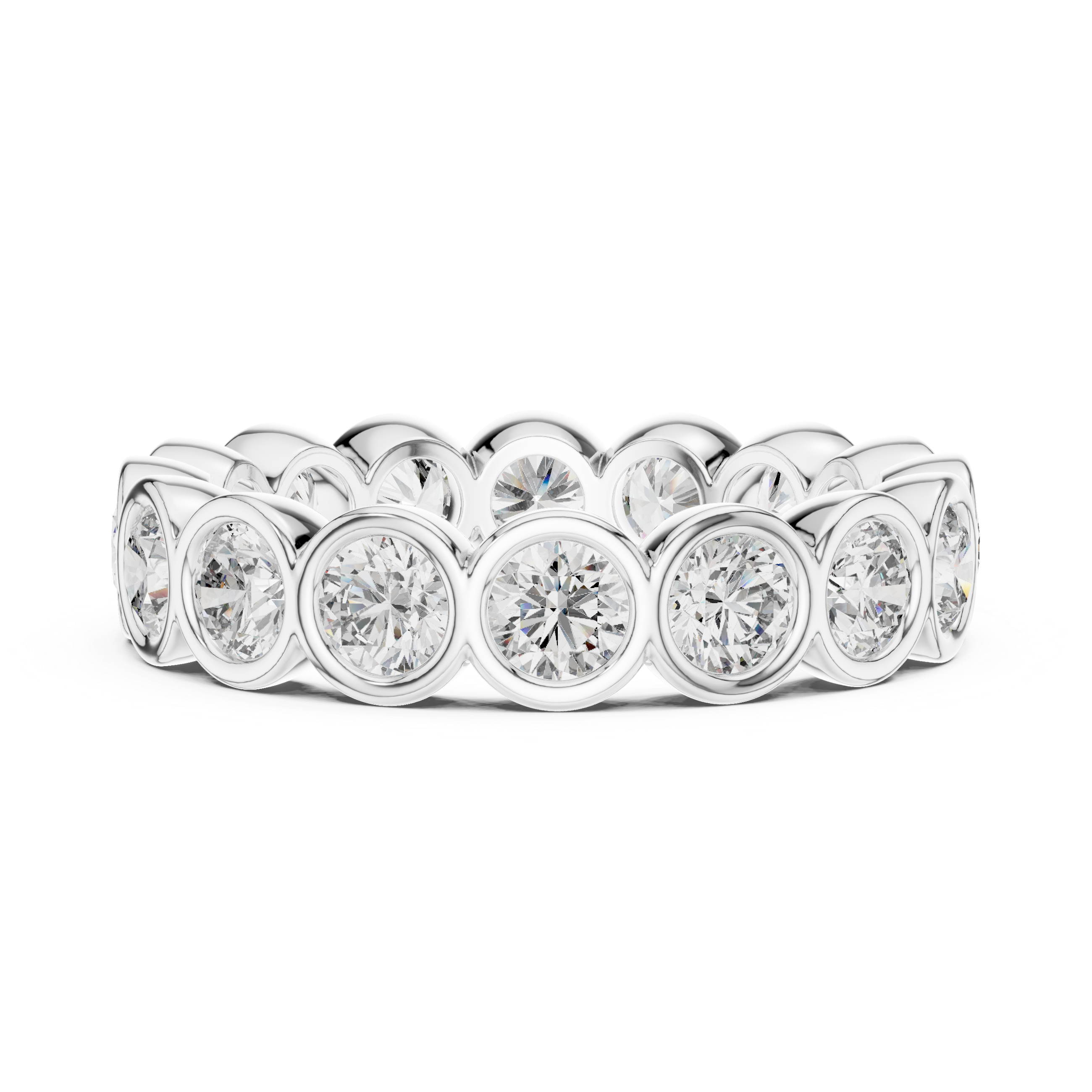 Round Cut Eternity Ring