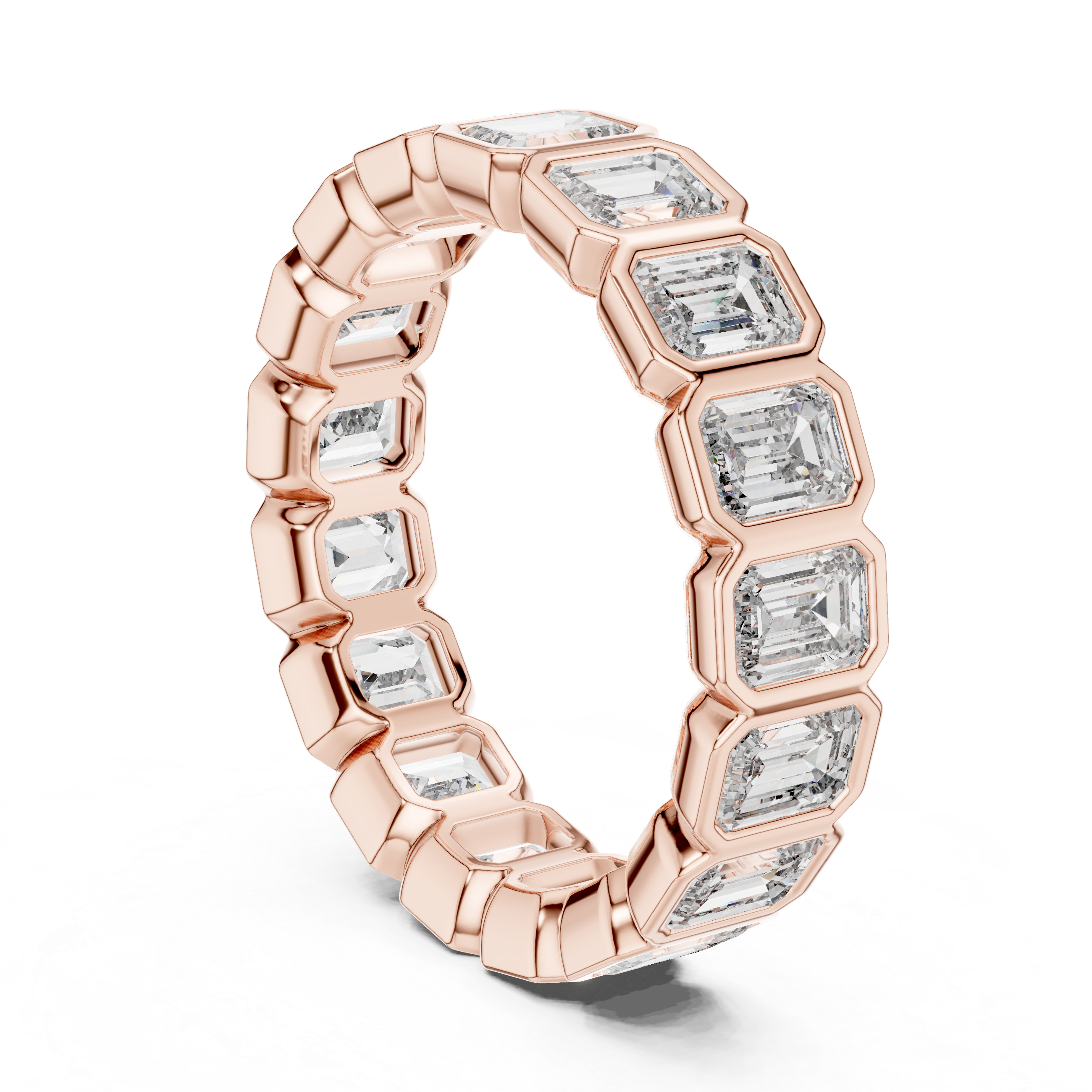 Emerald Cut Eternity Ring