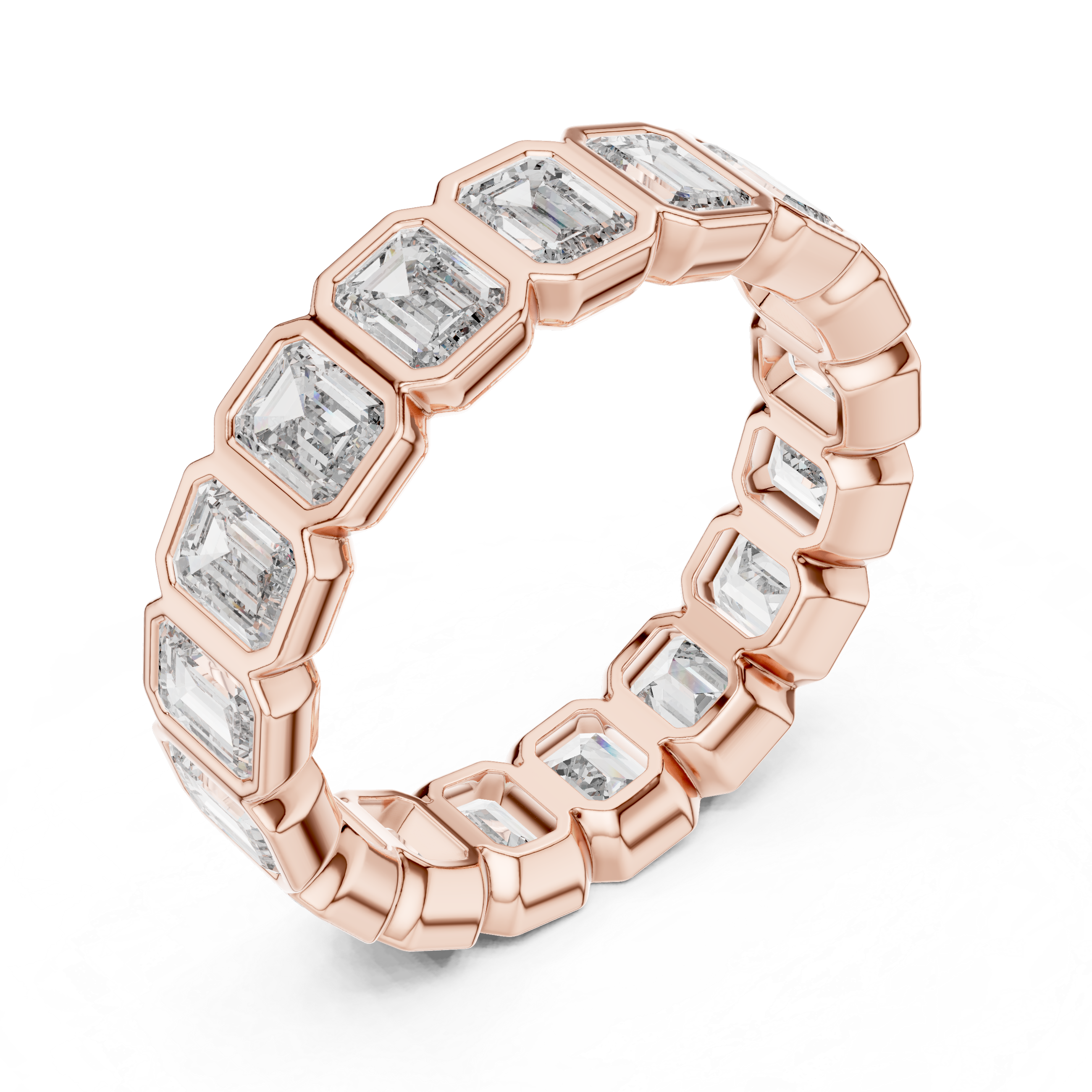 Emerald Cut Eternity Ring
