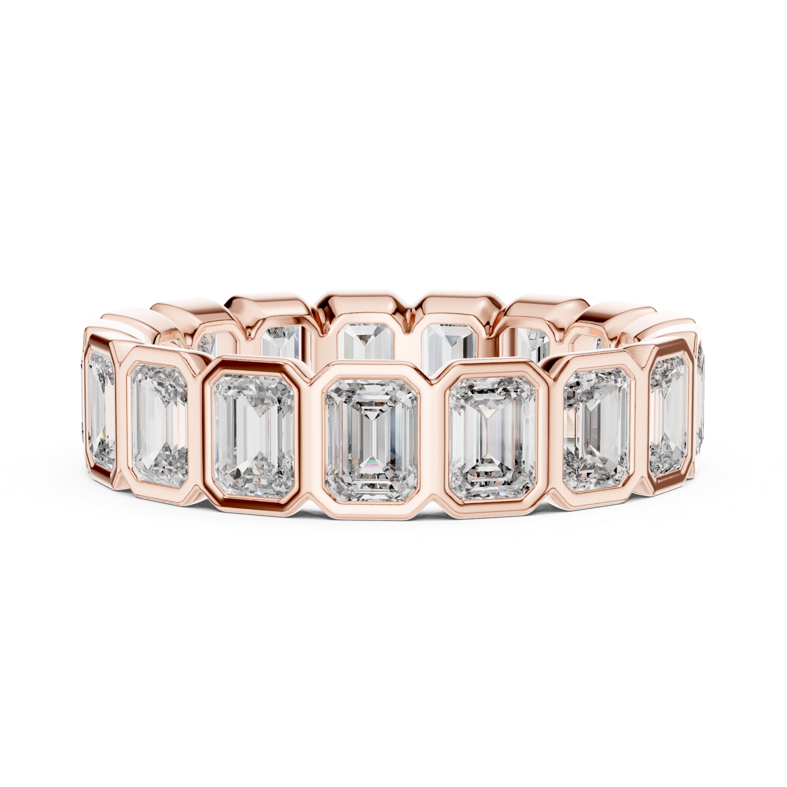 Emerald Cut Eternity Ring