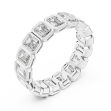 Emerald Cut Eternity Ring
