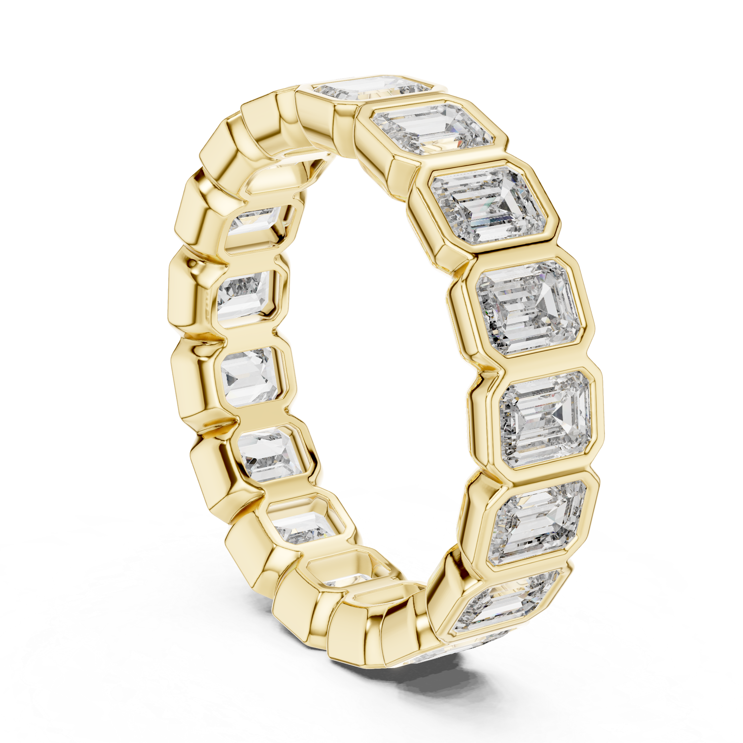 Emerald Cut Eternity Ring
