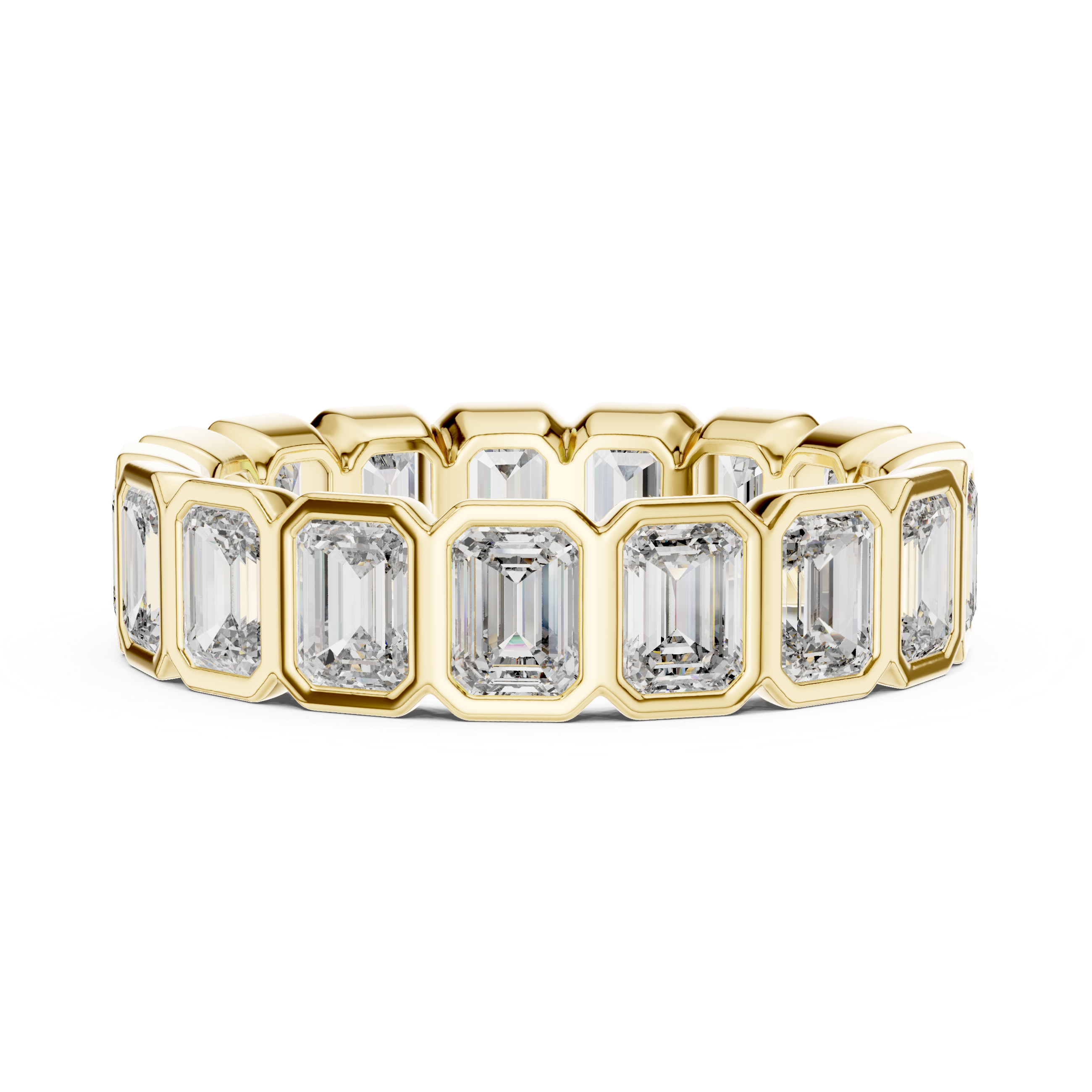 Emerald Cut Eternity Ring