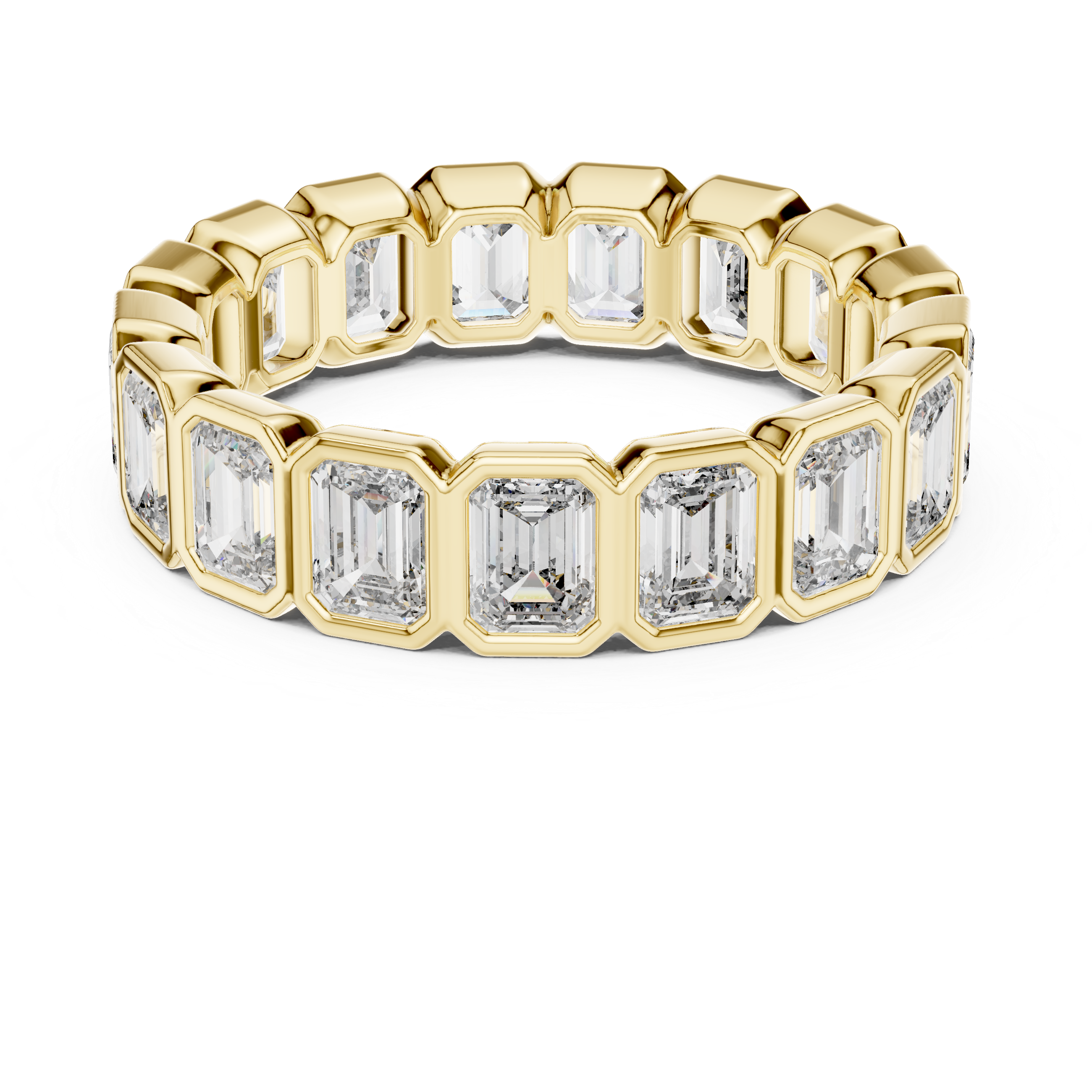 Emerald Cut Eternity Ring