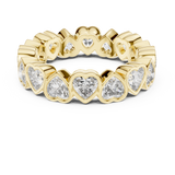 Heart Cut Eternity Ring