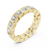 Square Emerald Cut Eternity Ring