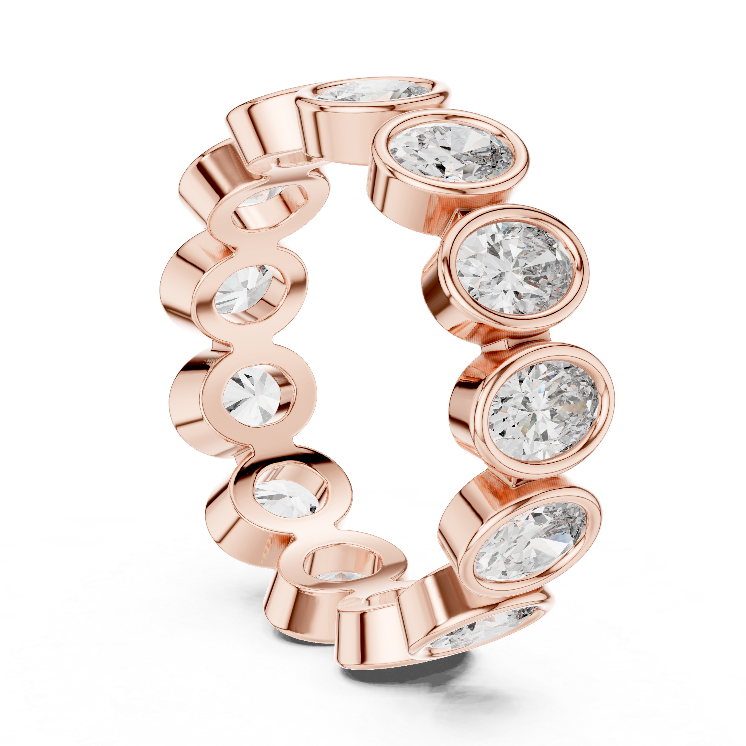 Oval Cut Eternity Ring