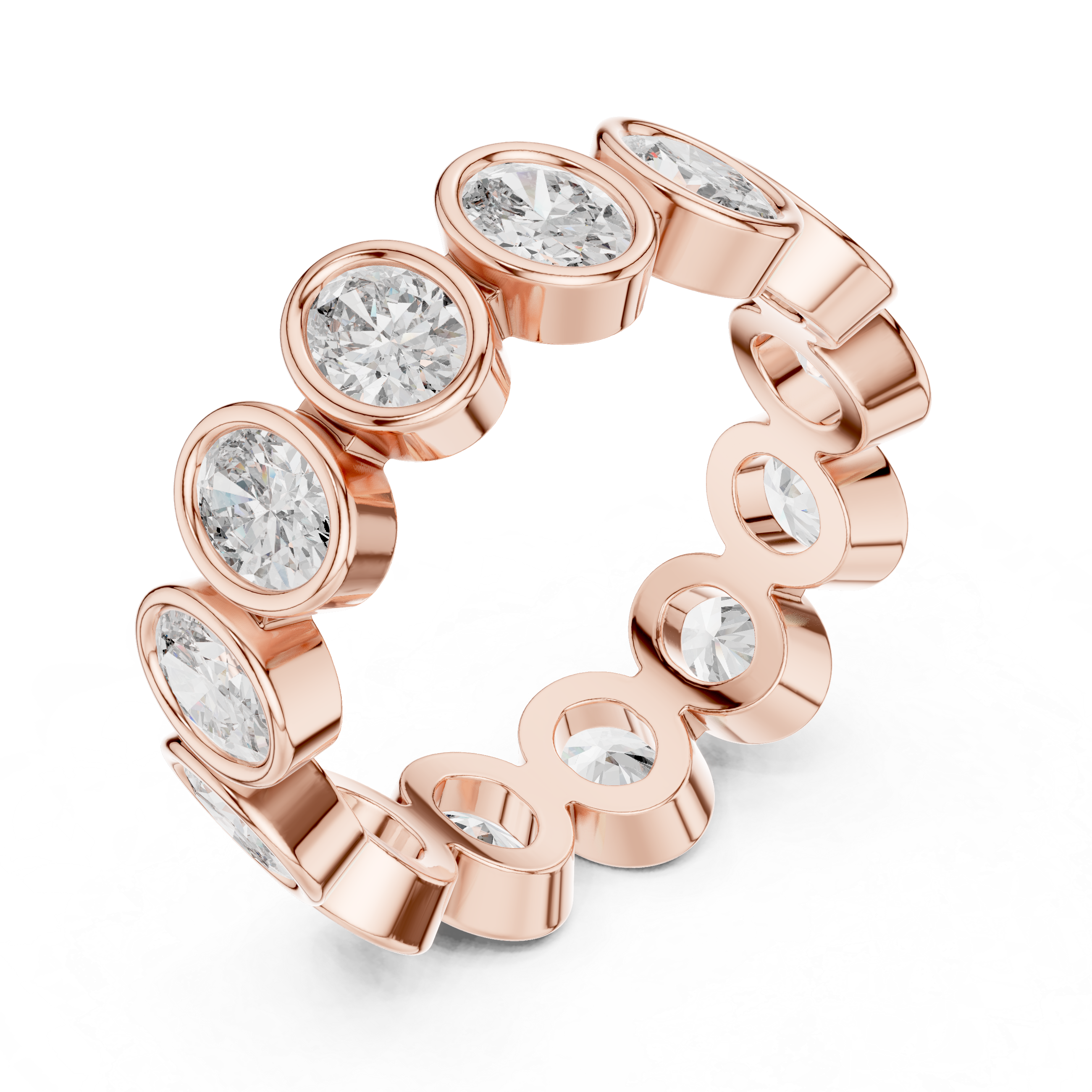 Oval Cut Eternity Ring