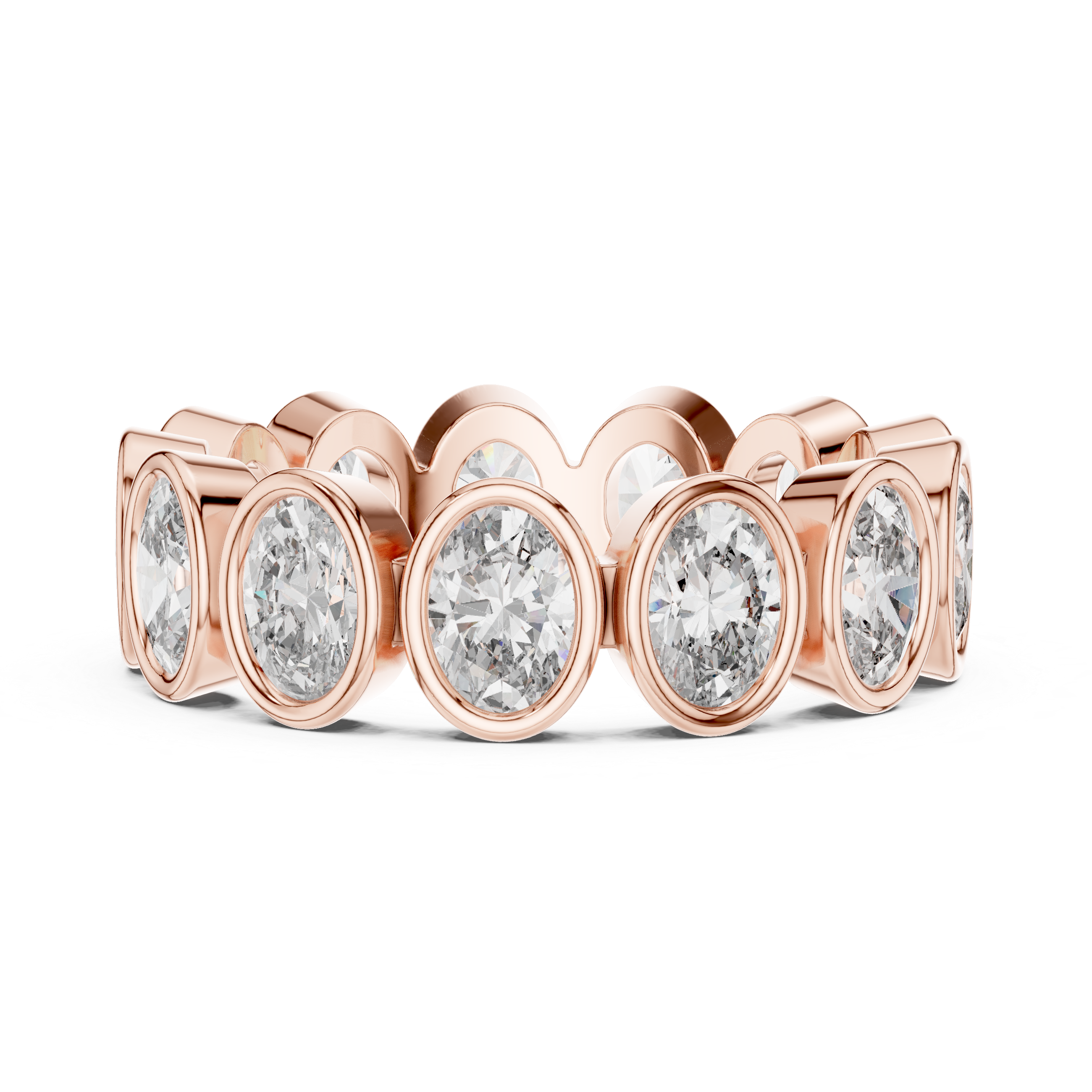 Oval Cut Eternity Ring