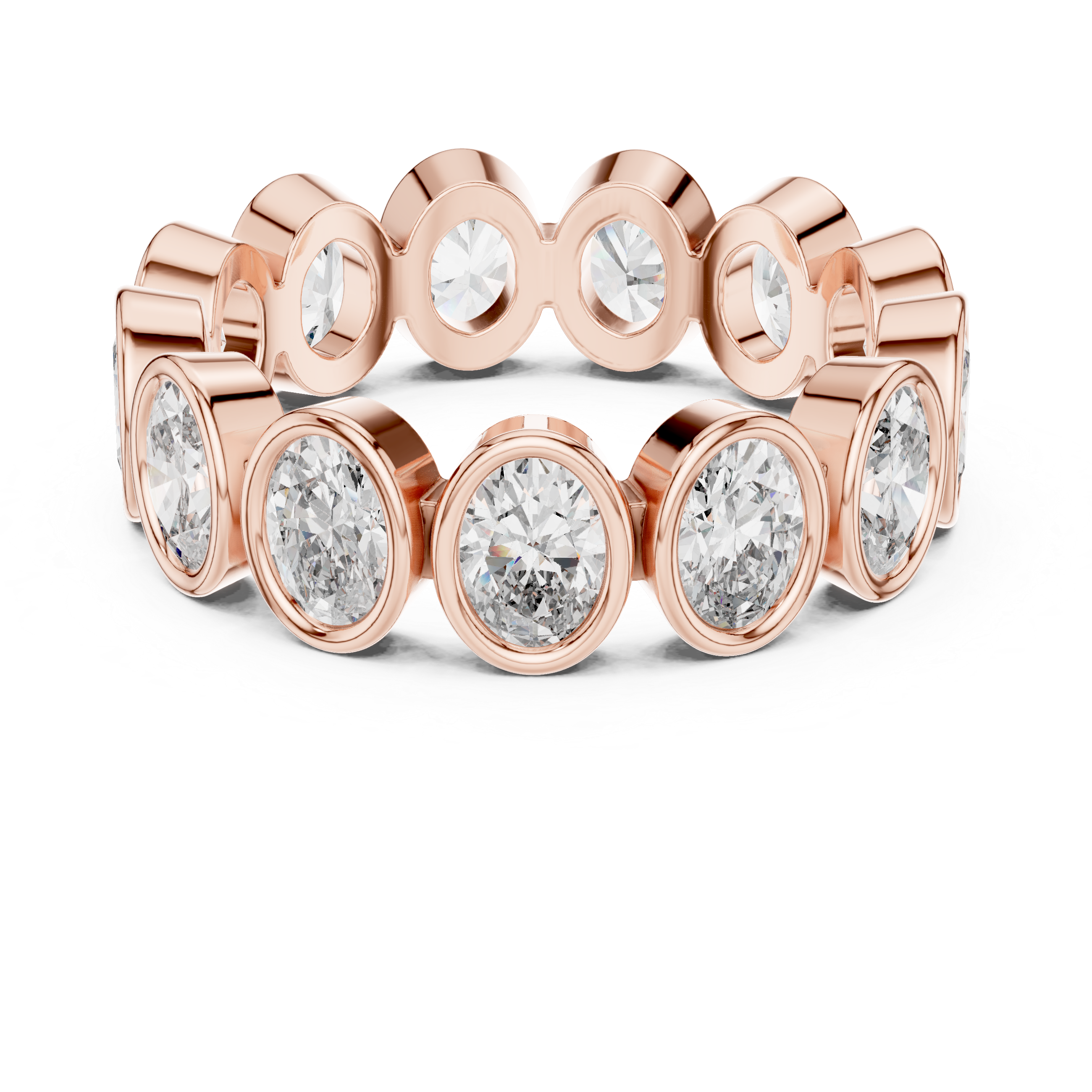 Oval Cut Eternity Ring