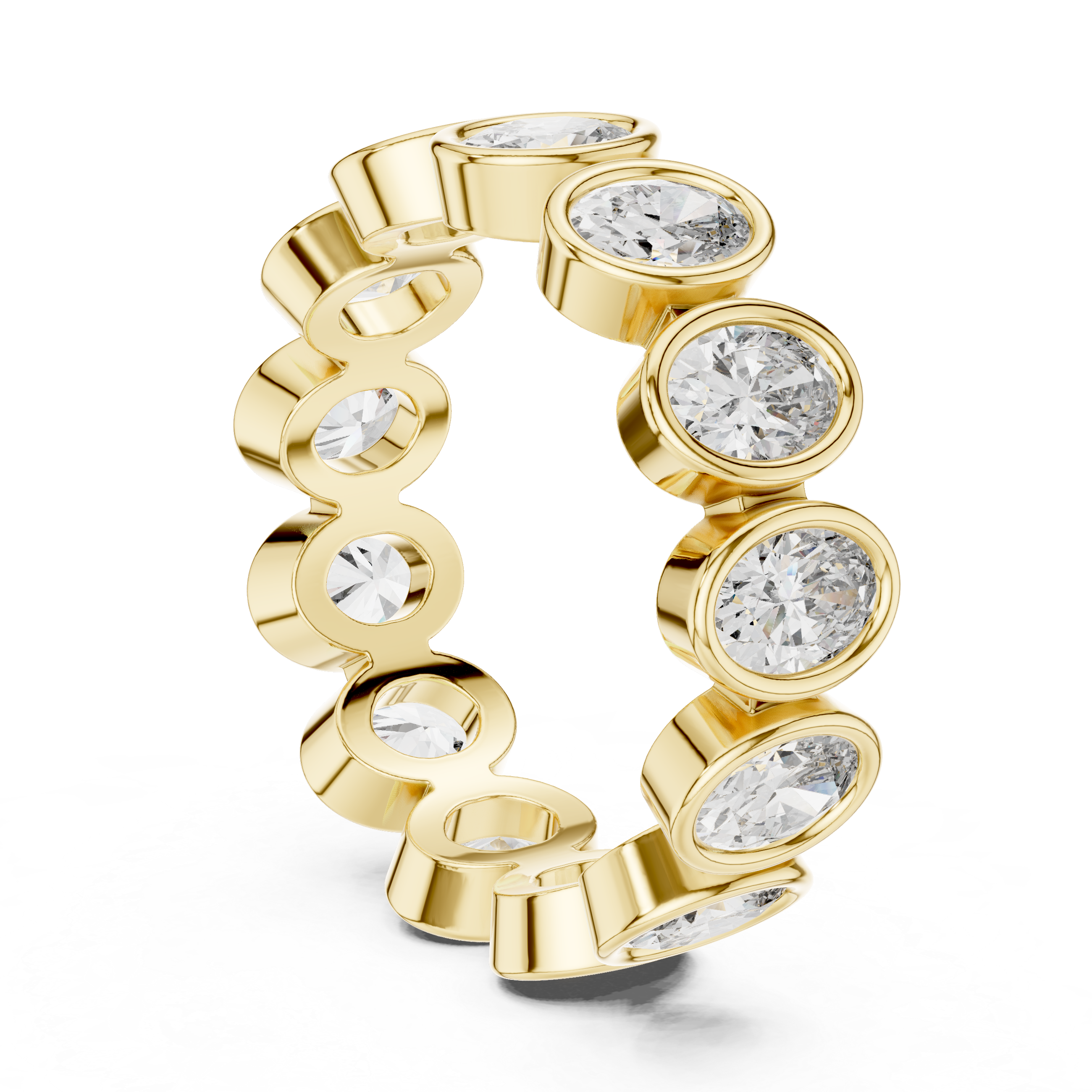 Oval Cut Eternity Ring