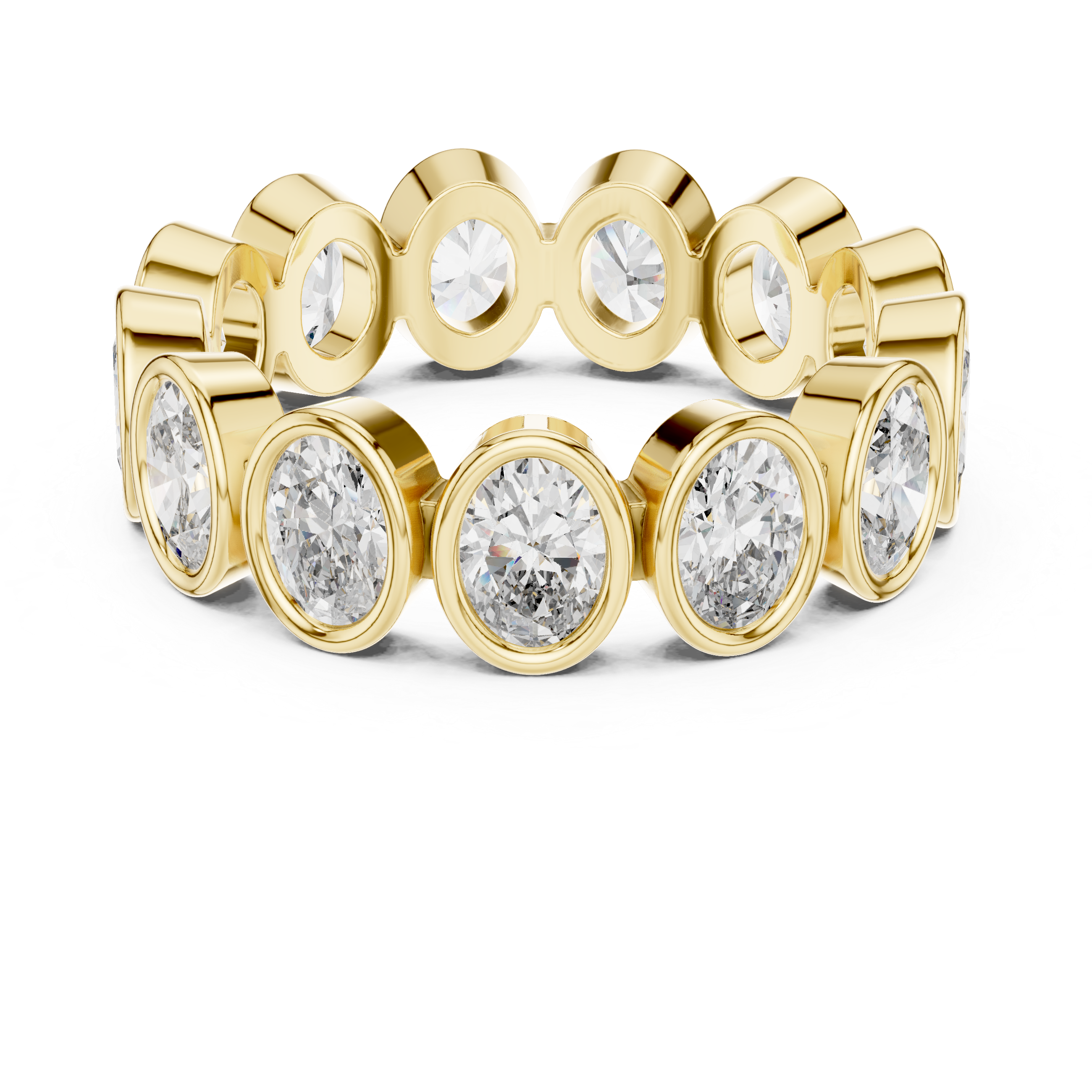 Oval Cut Eternity Ring