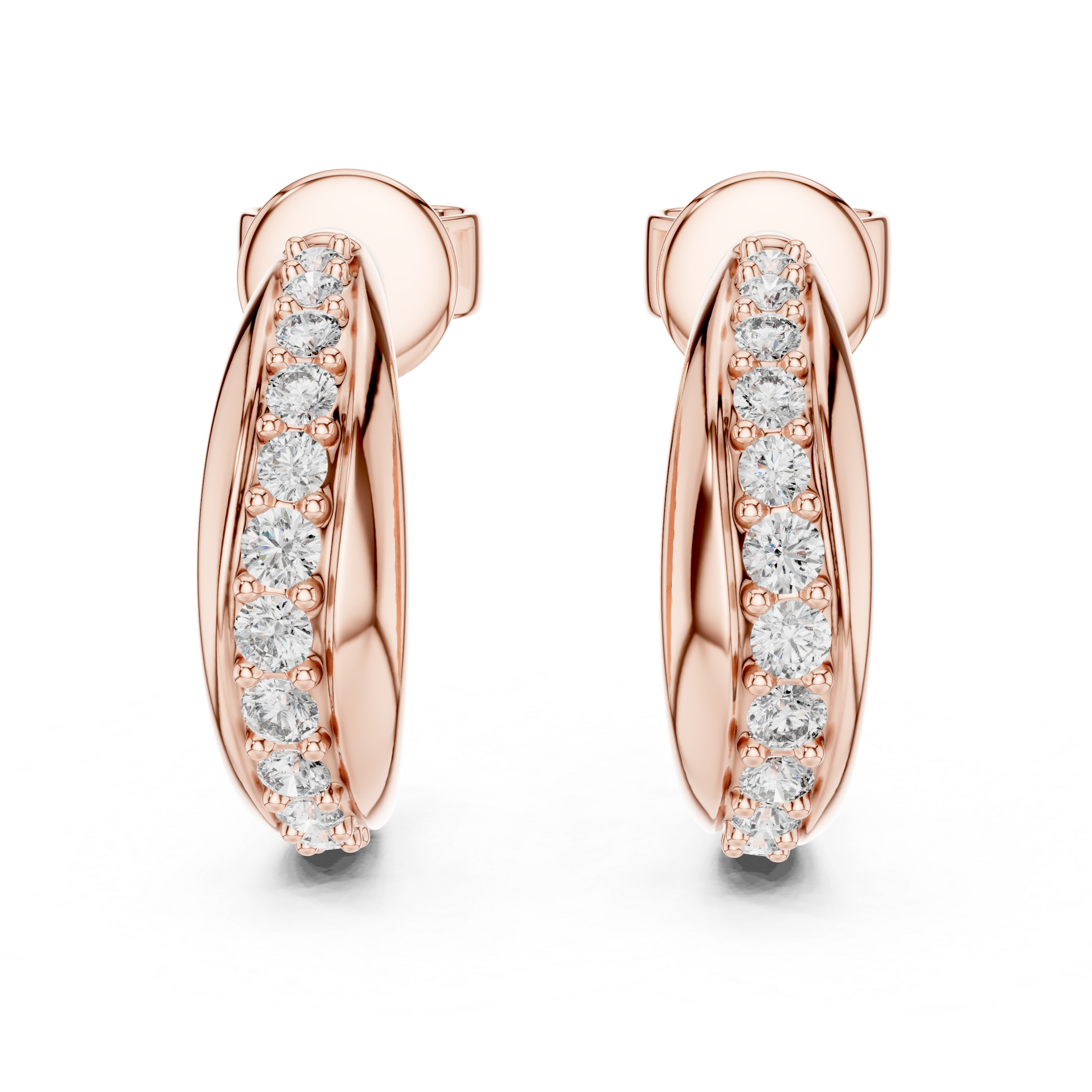 Aurelia Twinkle Gold Hoops Earrings
