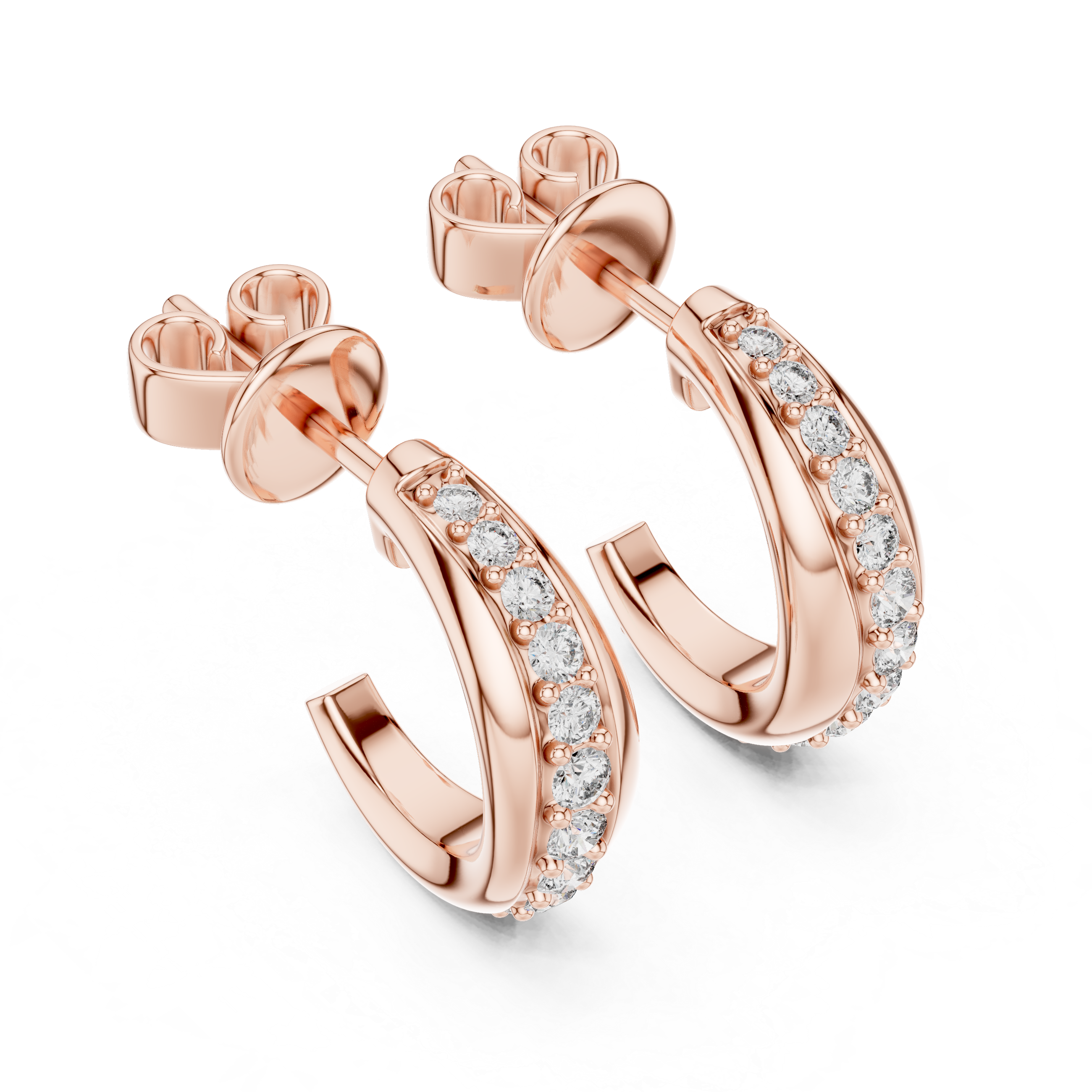 Aurelia Twinkle Gold Hoops Earrings