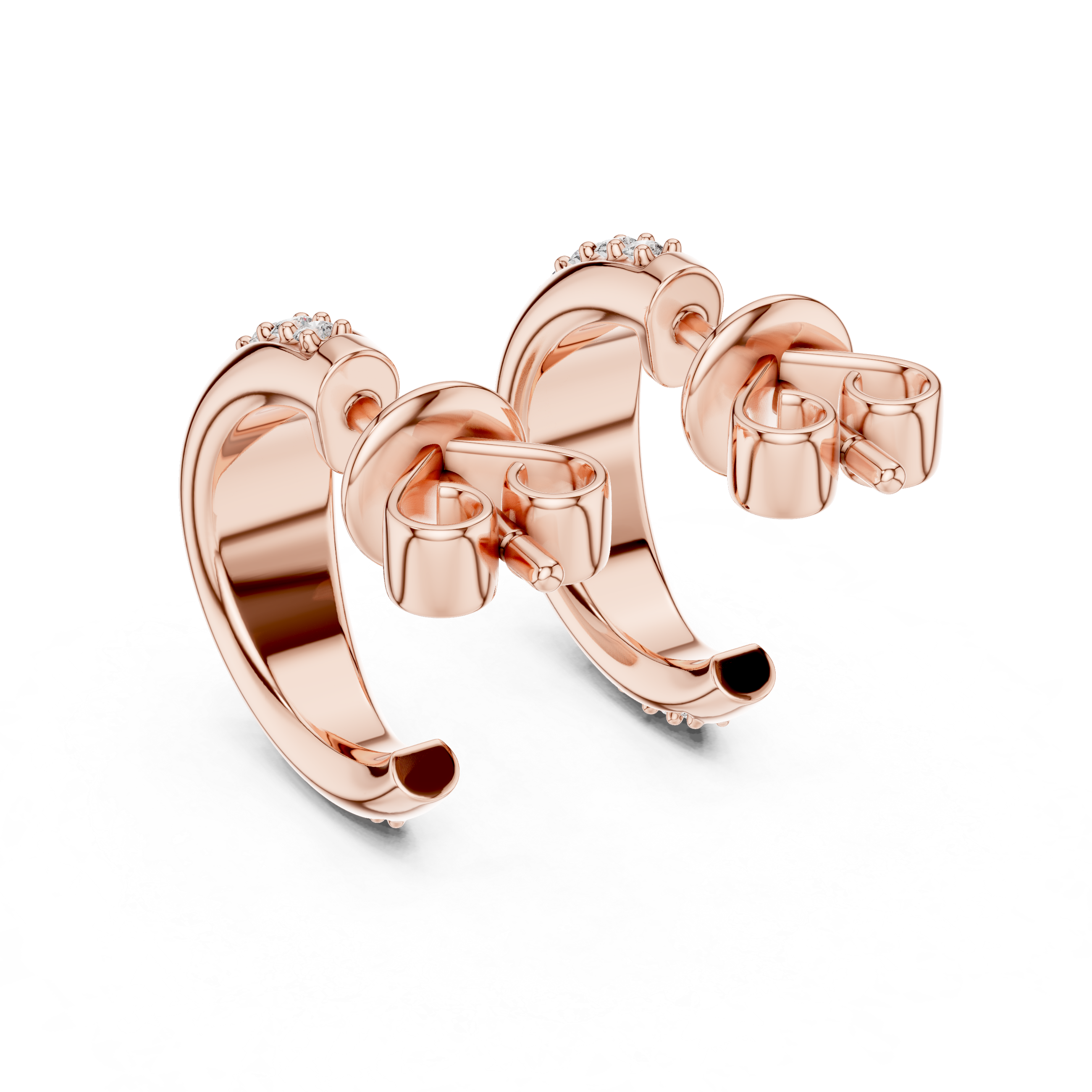 Aurelia Twinkle Gold Hoops Earrings