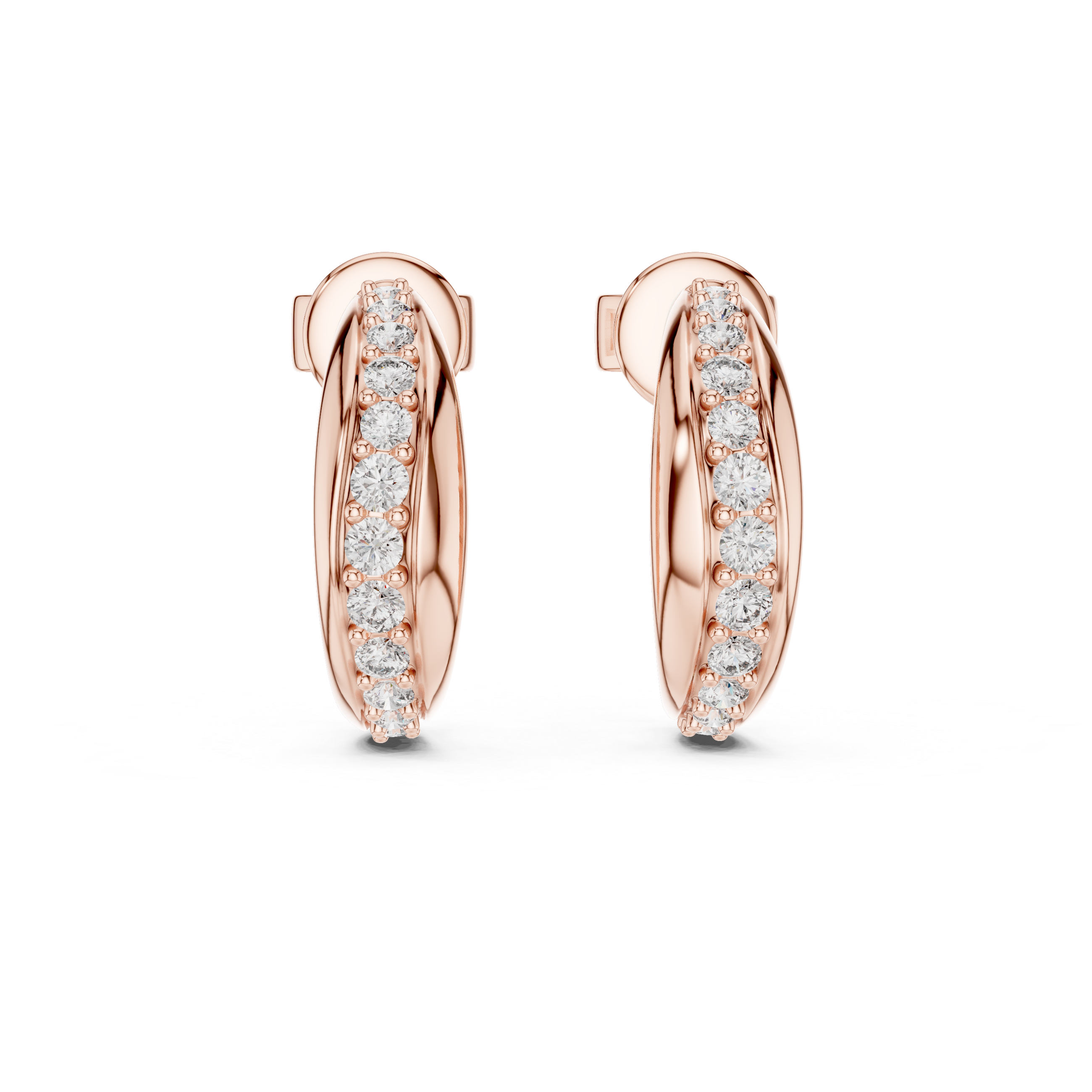 Aurelia Twinkle Gold Hoops Earrings