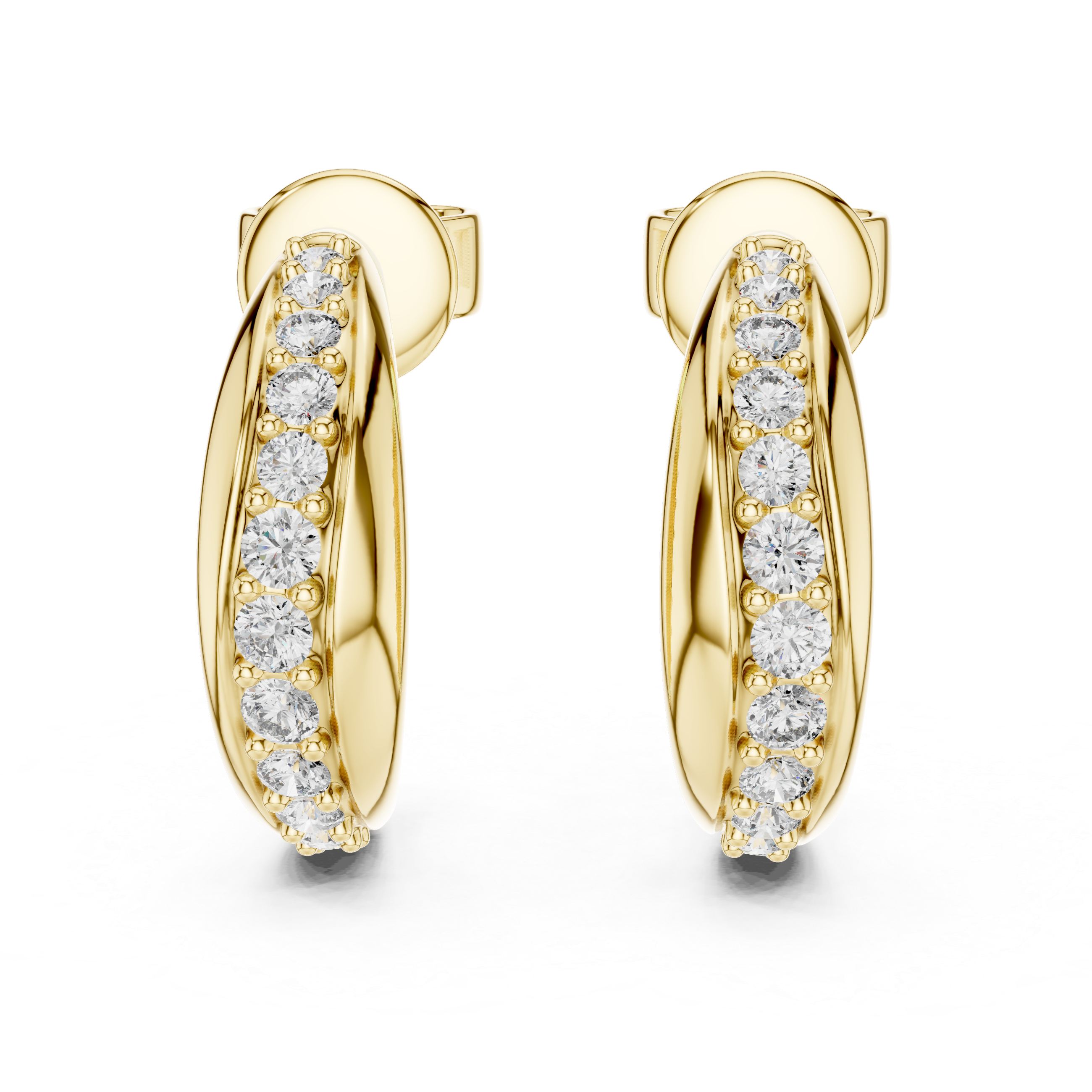 Aurelia Twinkle Gold Hoops Earrings