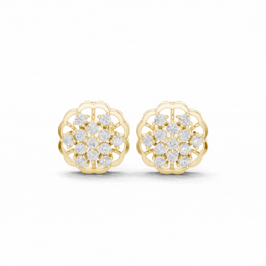 Florielle Bloom Diamond Earrings