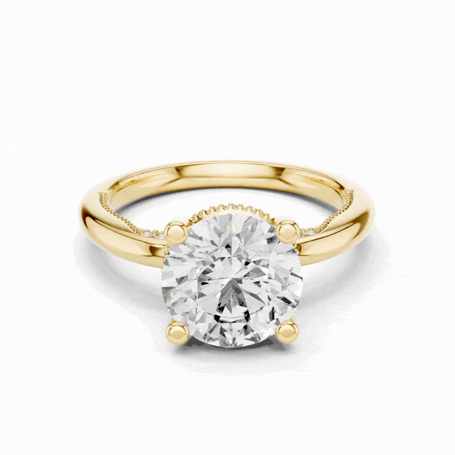 Orlinara Round Diamond Solitaire Ring