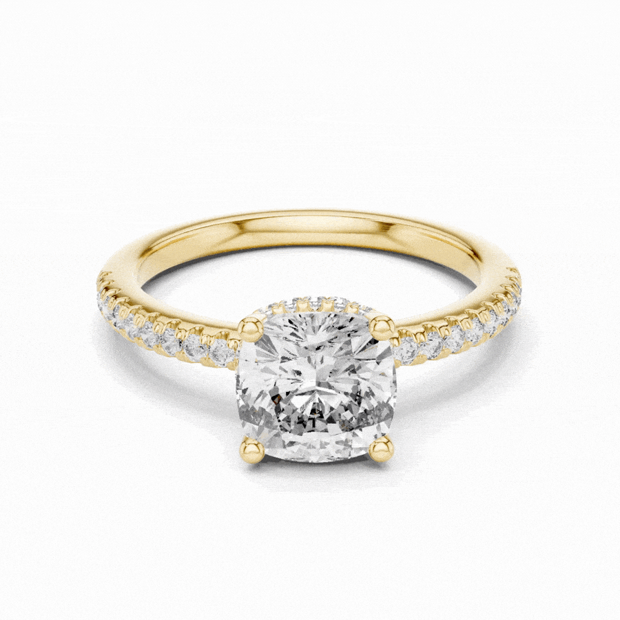 Bridelisse Hidden Halo Diamond Ring