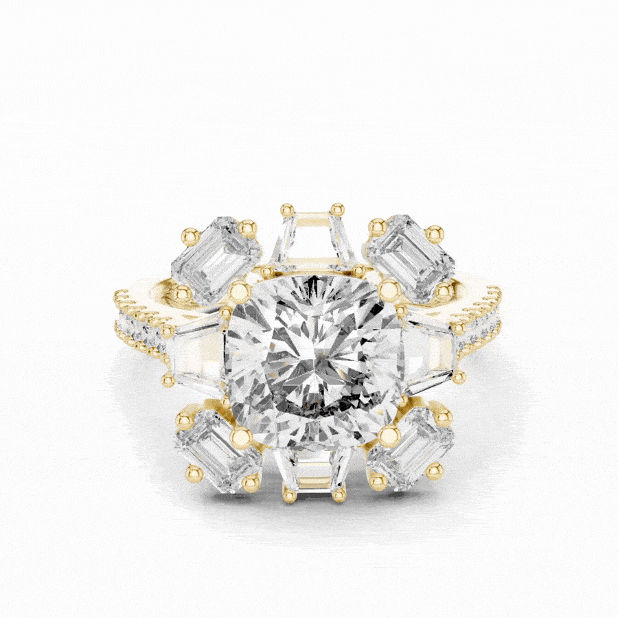 Victoria Starburst Diamond Ring
