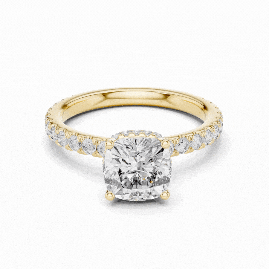 Luna Cushion Engagement Ring