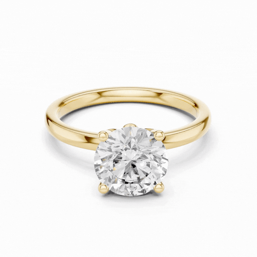 Everlisse Round Cut Diamond Engagement Ring