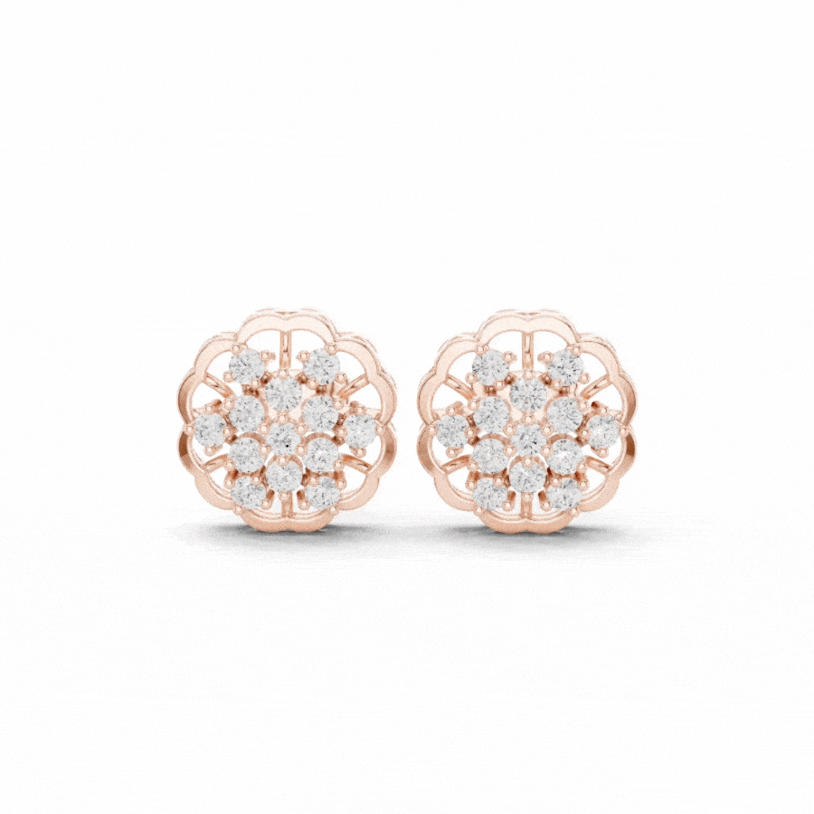 Florielle Bloom Diamond Earrings