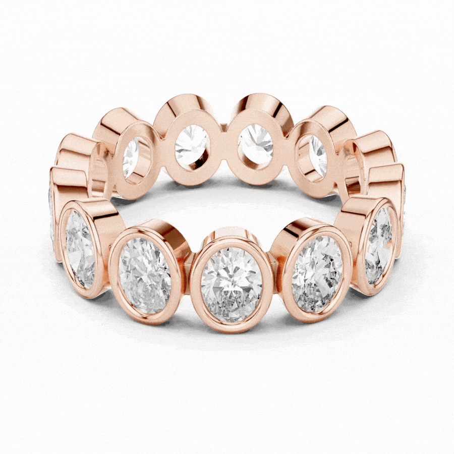 Oval Cut Eternity Ring