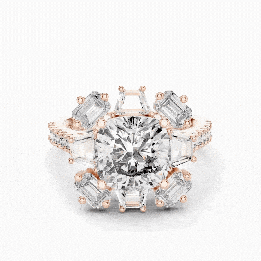 Victoria Starburst Diamond Ring
