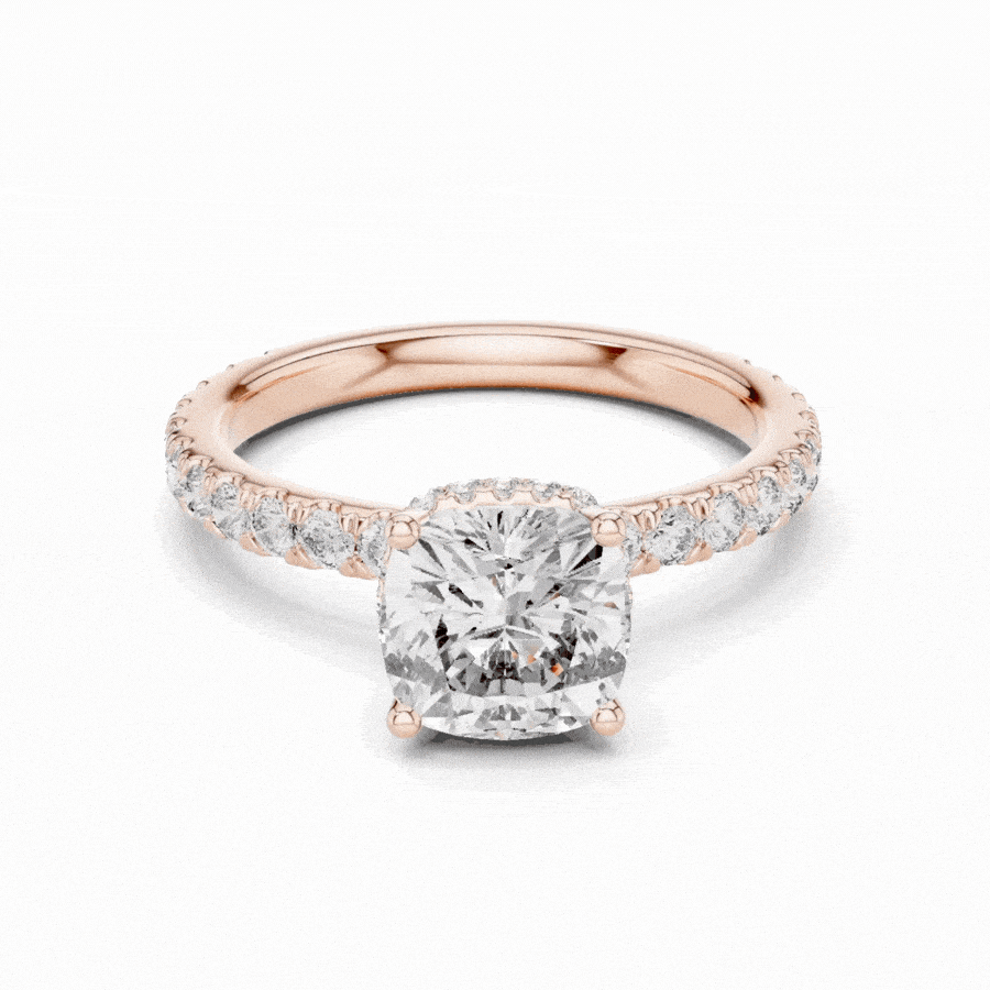Luna Cushion Engagement Ring