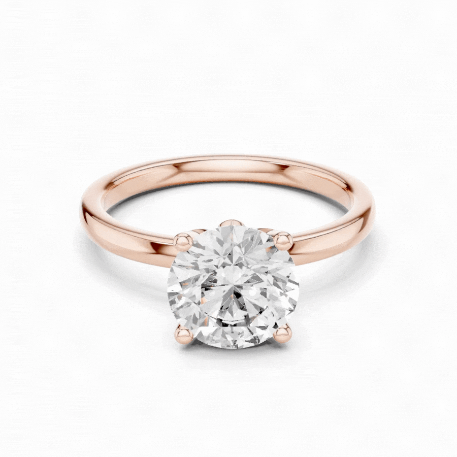 Everlisse Round Cut Diamond Engagement Ring