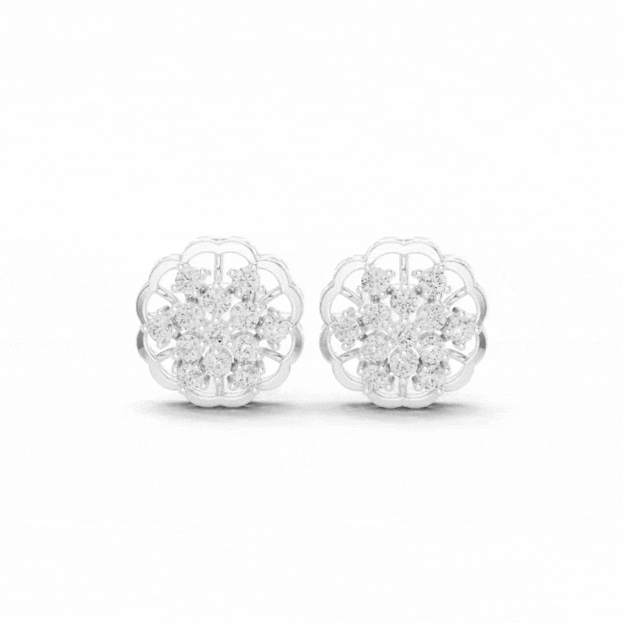 Florielle Bloom Diamond Earrings