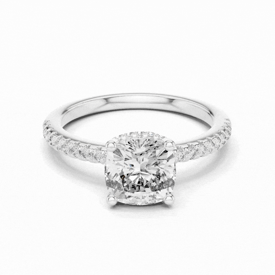 Bridelisse Hidden Halo Diamond Ring
