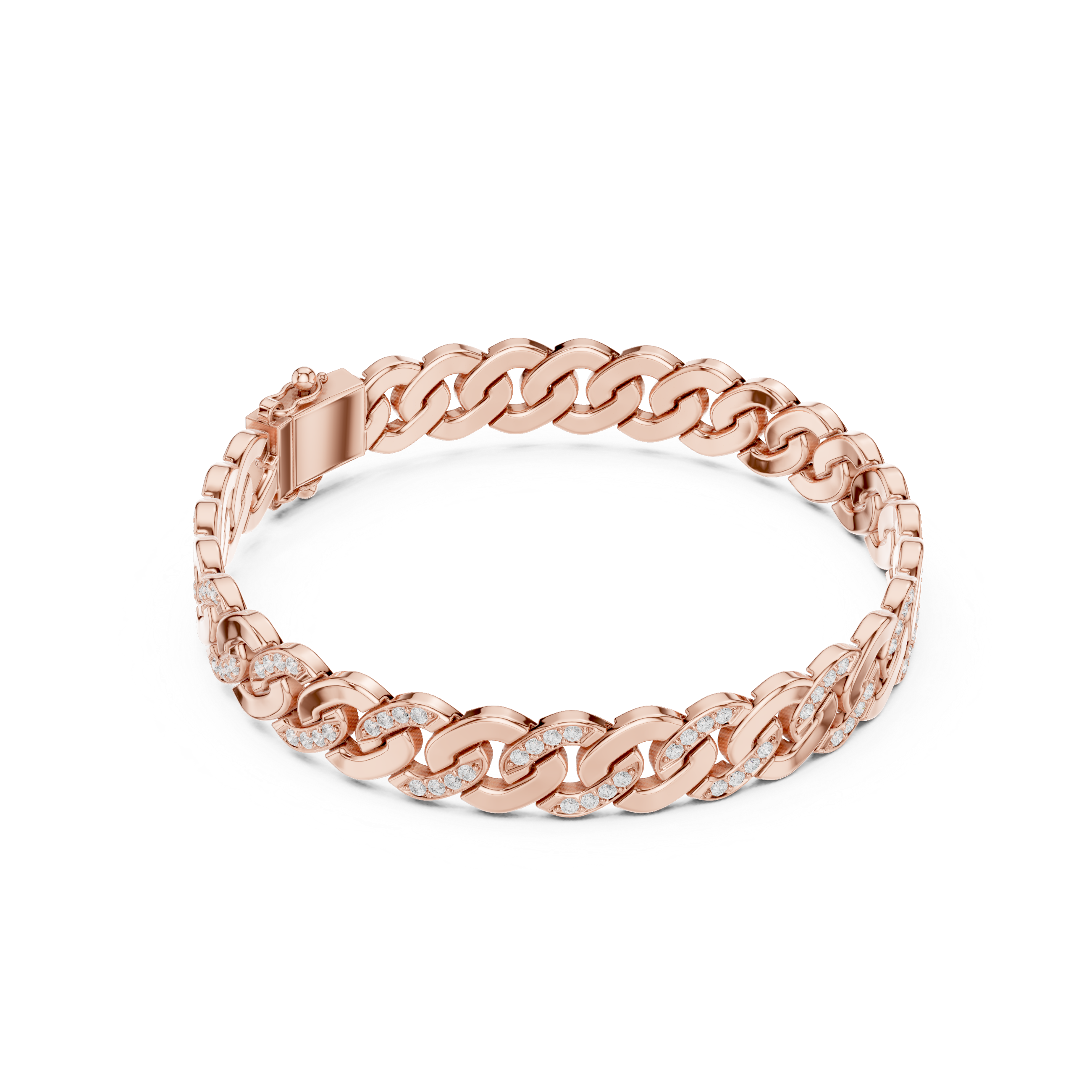 Infinity Glow Diamond Chain Bracelet