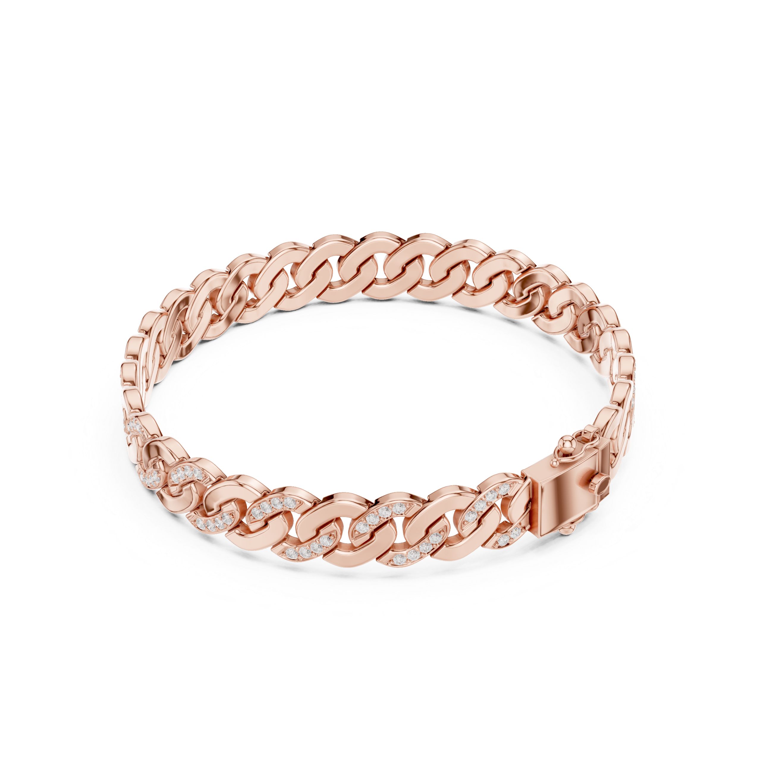 Infinity Glow Diamond Chain Bracelet
