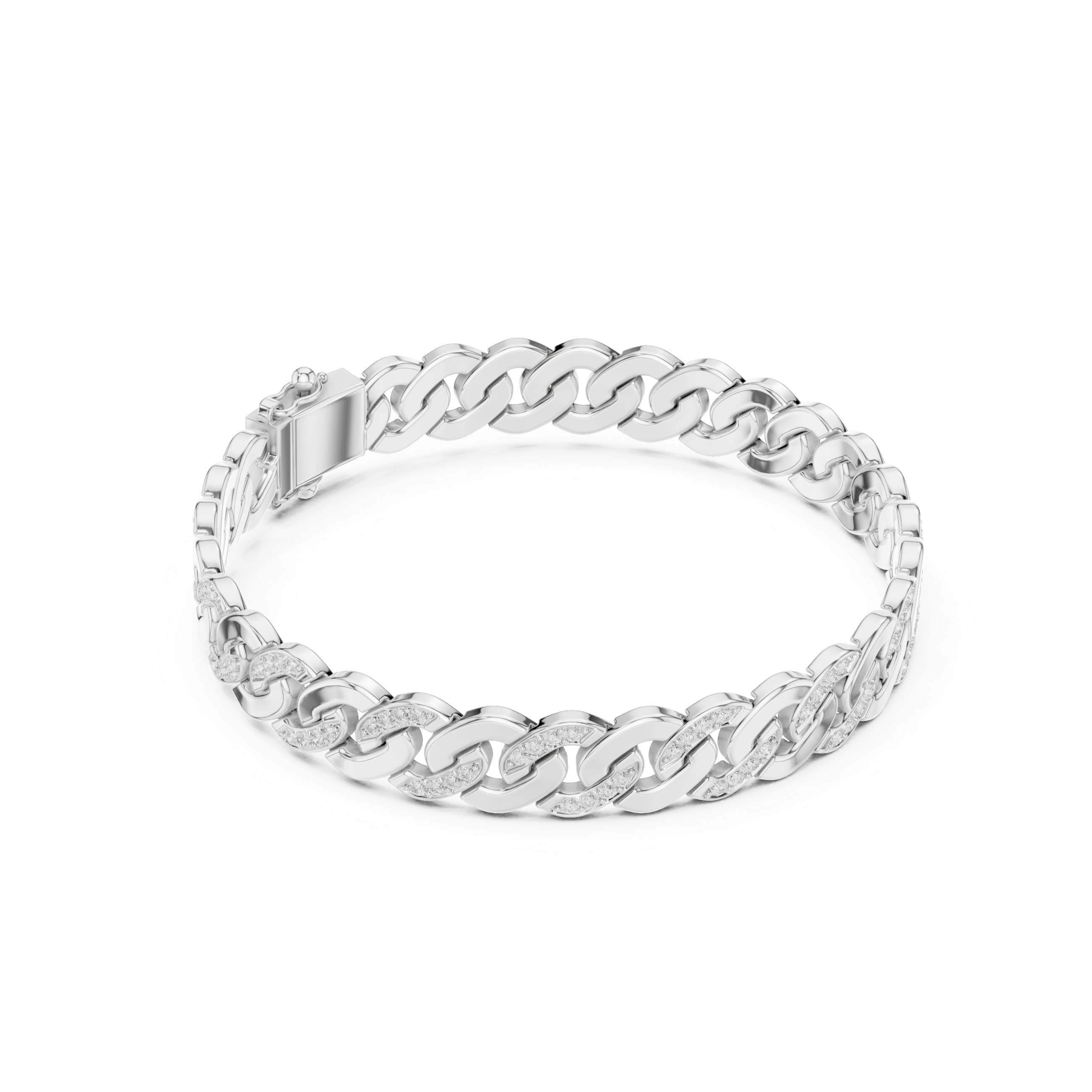 Infinity Glow Diamond Chain Bracelet
