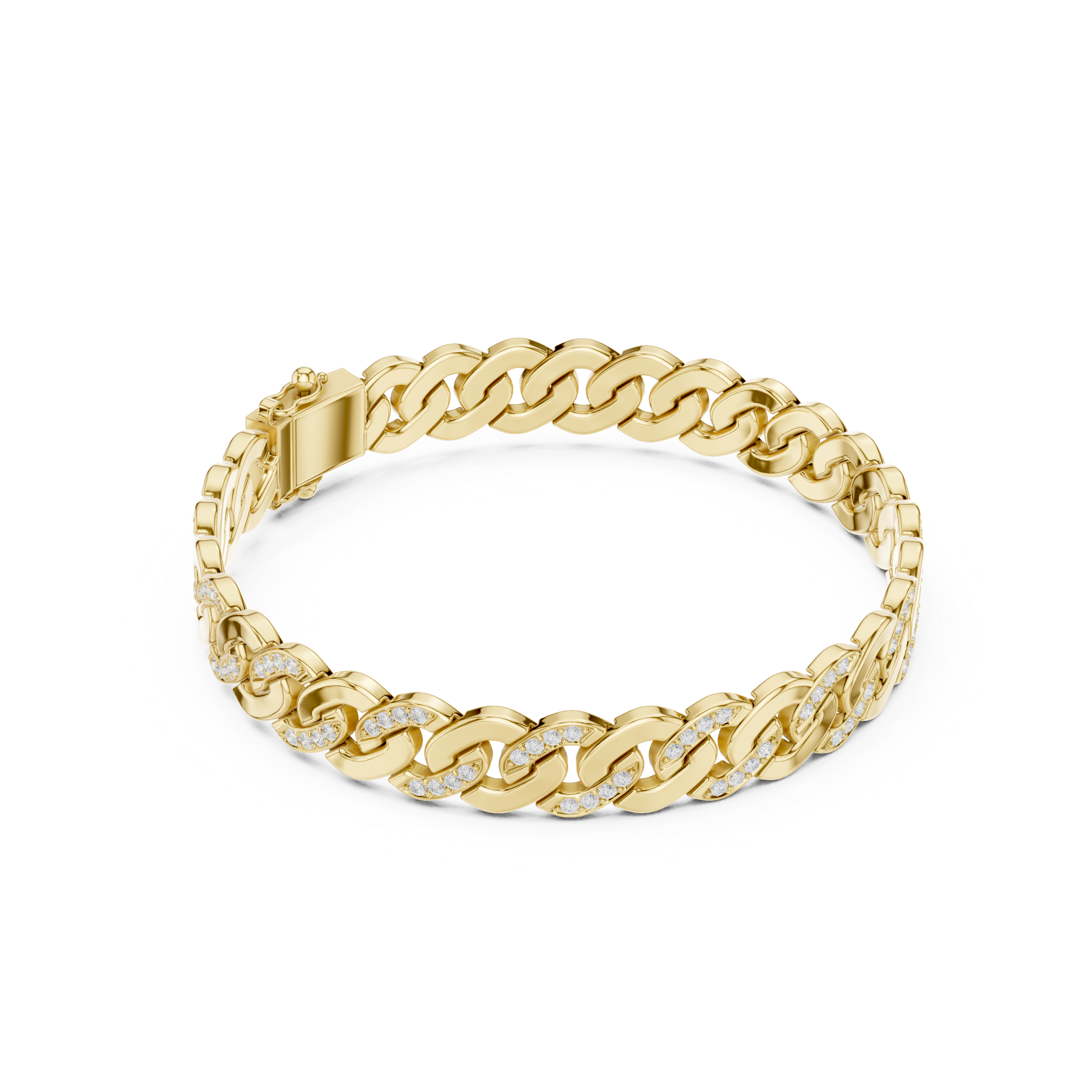 Infinity Glow Diamond Chain Bracelet