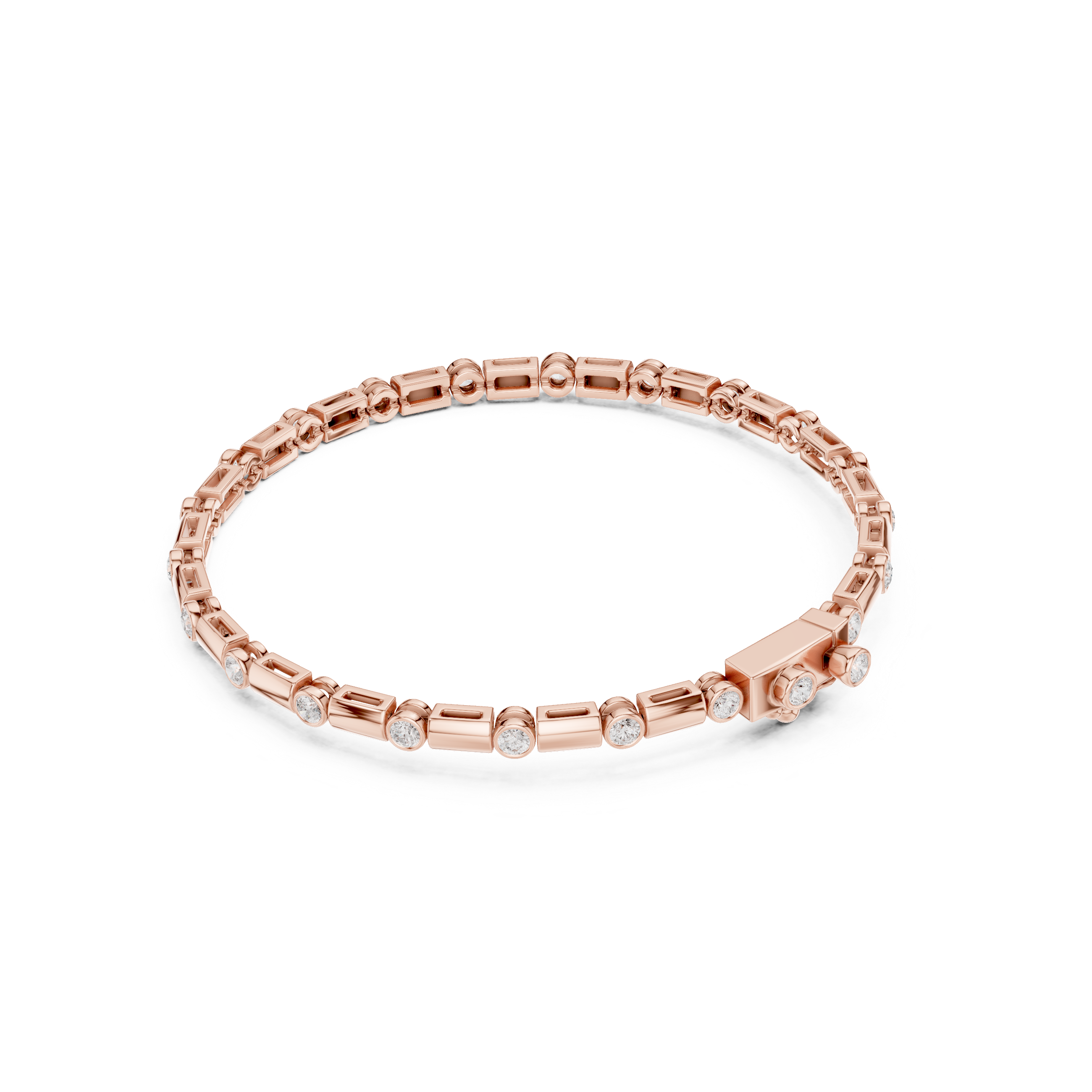 Roselle Infinity Orbit Bracelet