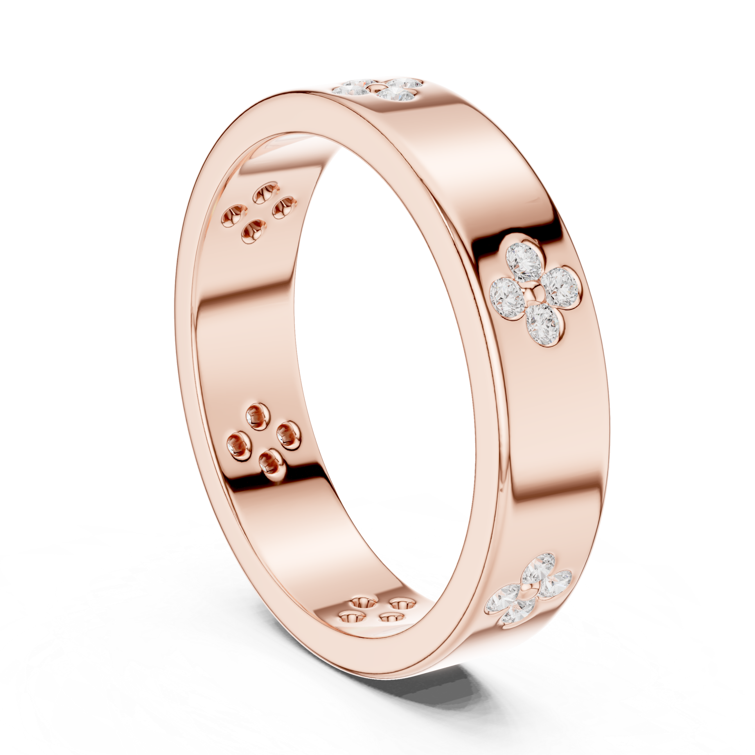 Rosavelle Flower Diamond Ring
