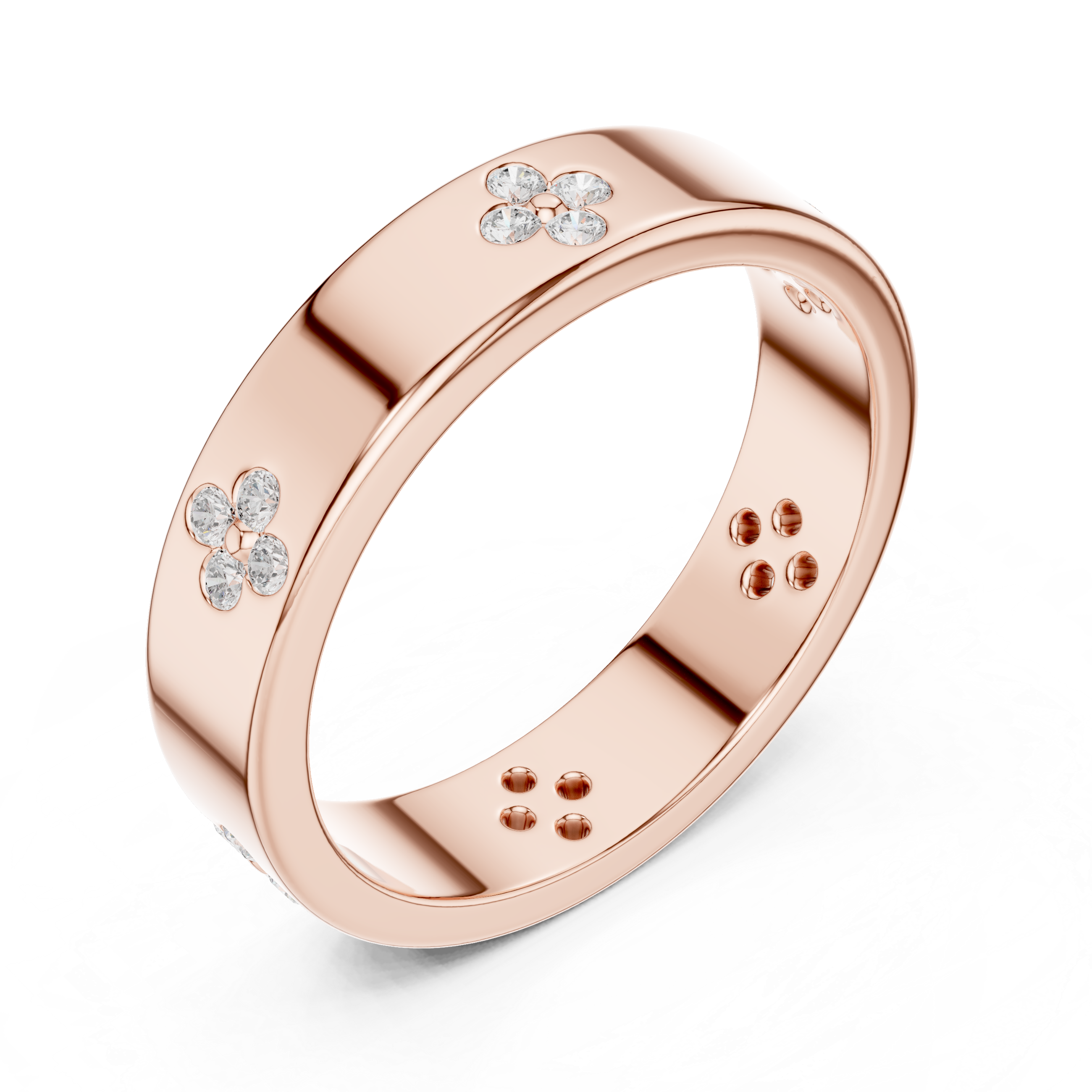 Rosavelle Flower Diamond Ring