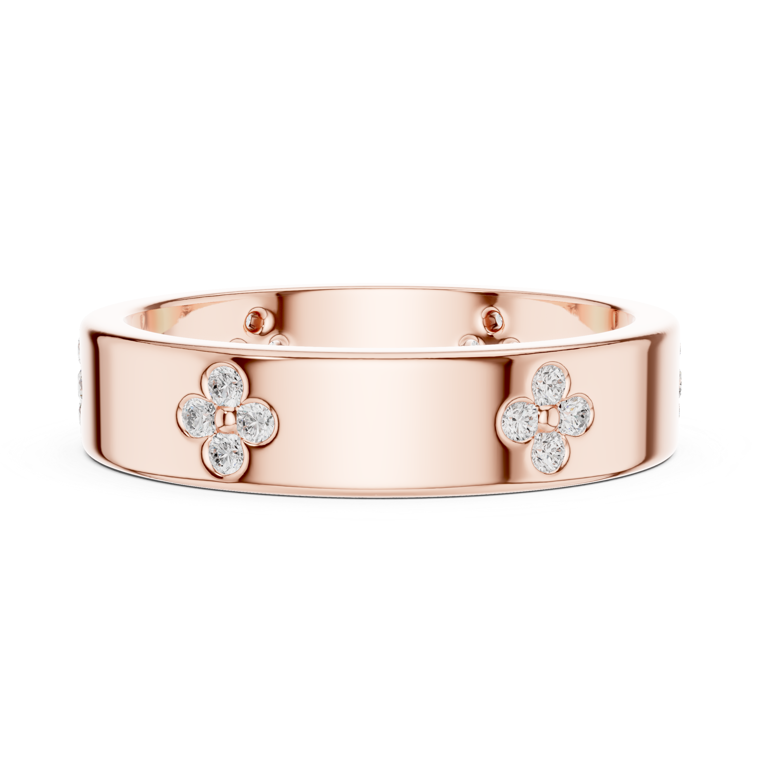 Rosavelle Flower Diamond Ring
