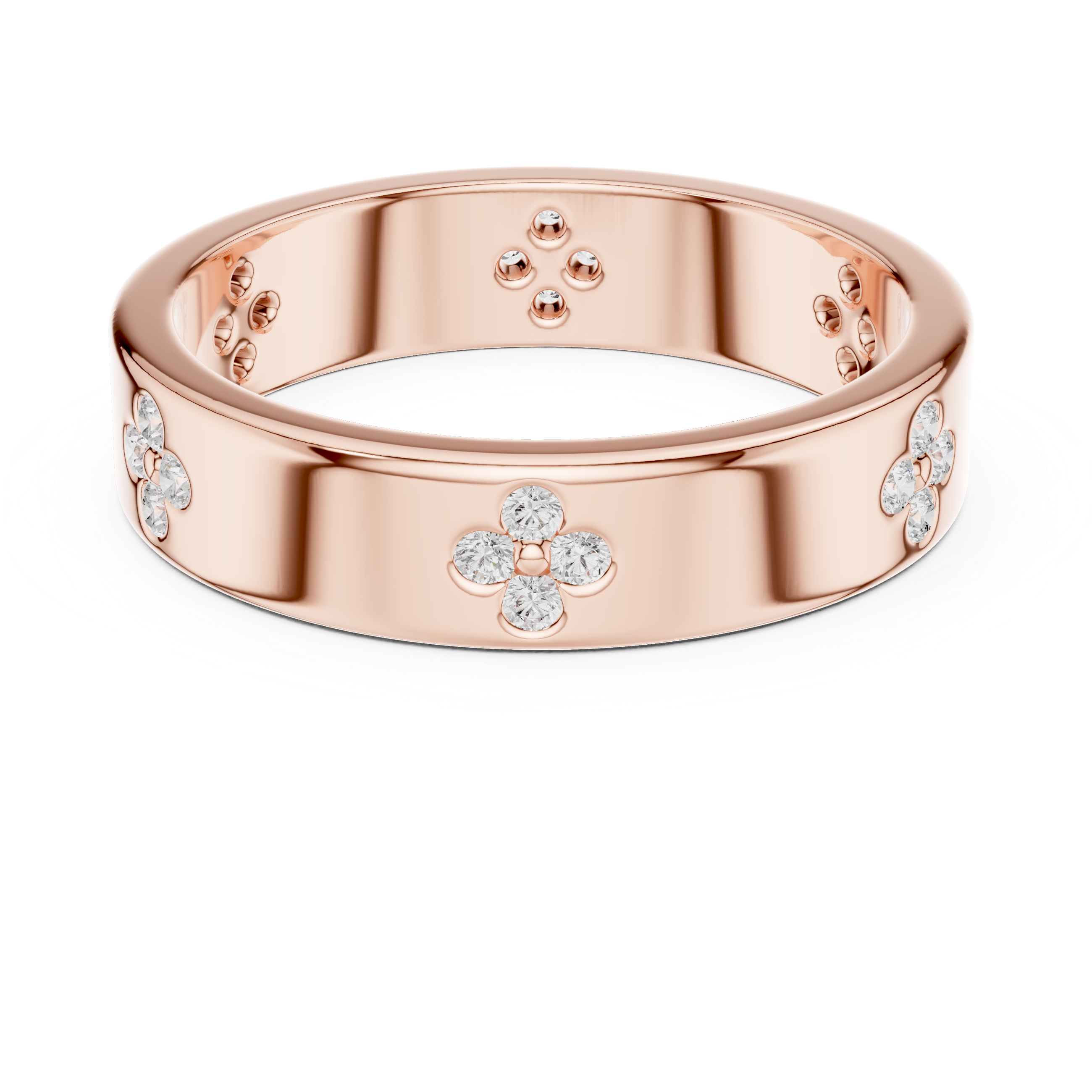 Rosavelle Flower Diamond Ring